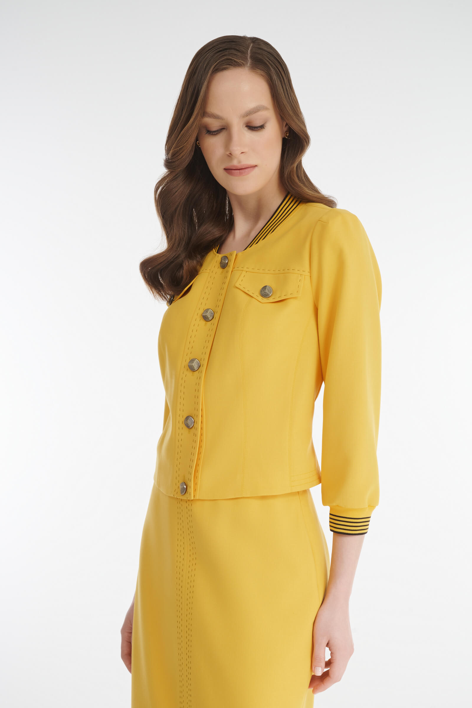 Укороченный жакет Бренд Caterina Leman