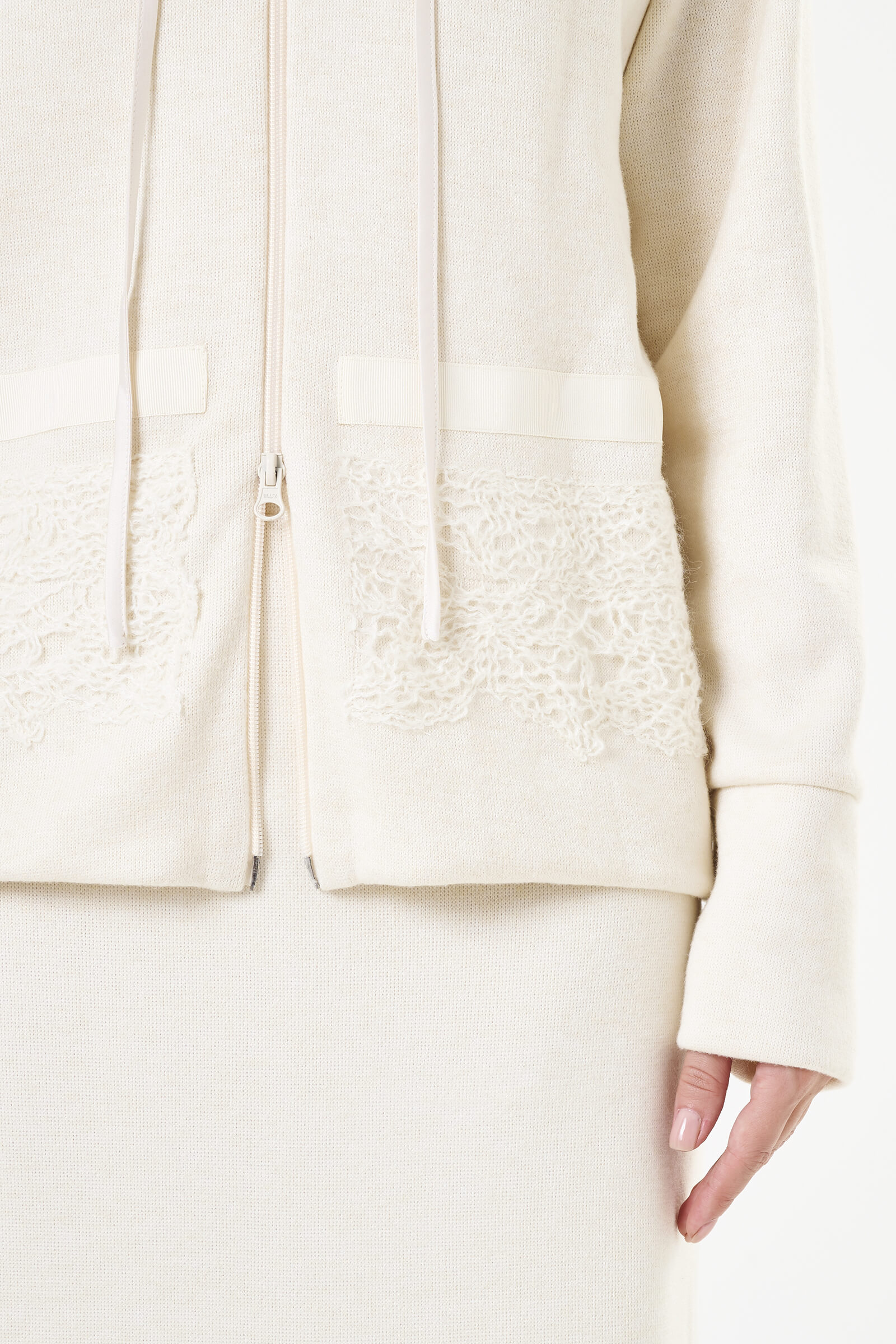 Кардиган из поливискозы с кружевом Бренд Milva Mi