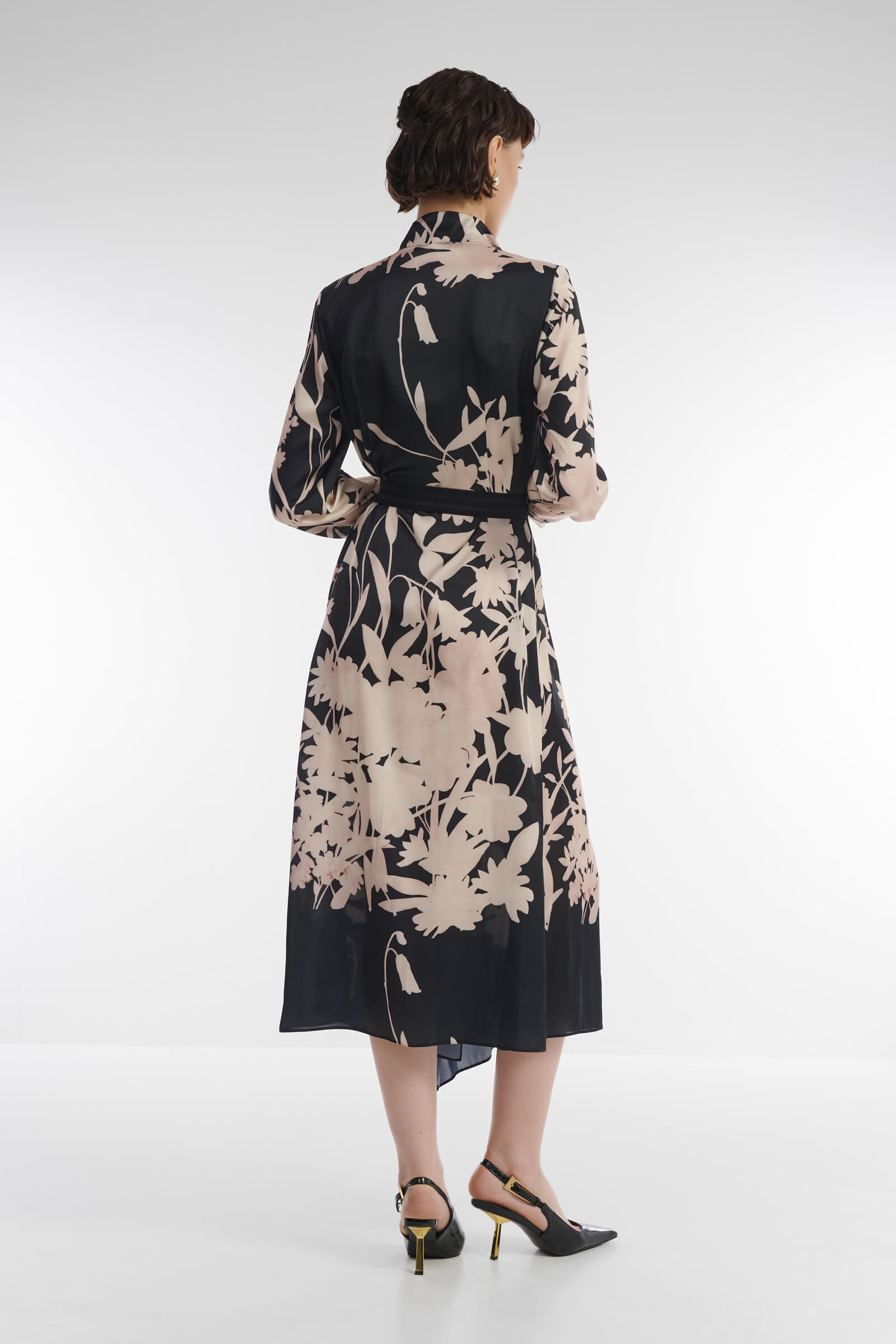 Платье на запах с асимметрией Бренд Caterina Leman