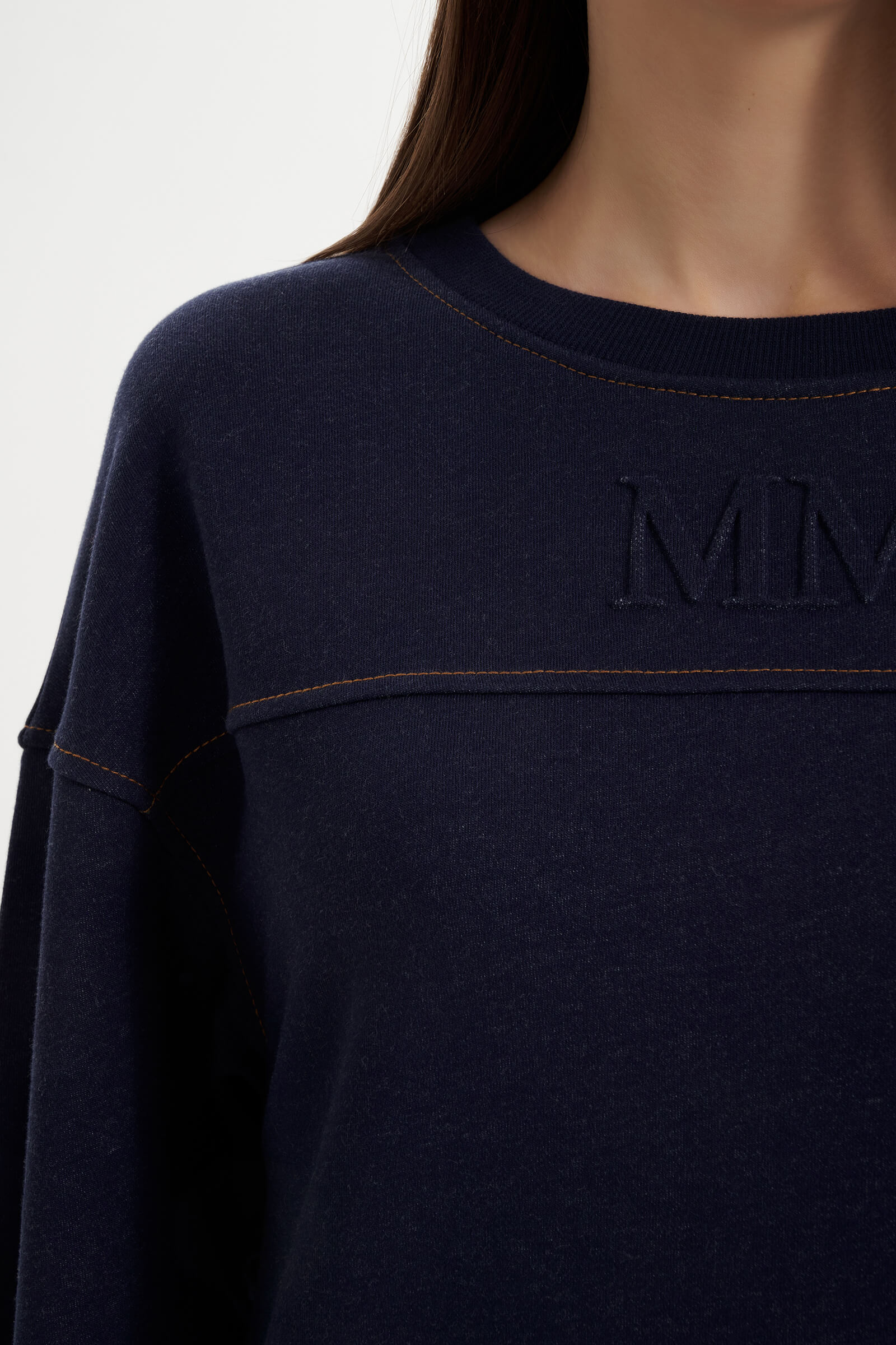 Свитшот из смесового хлопка Бренд MM