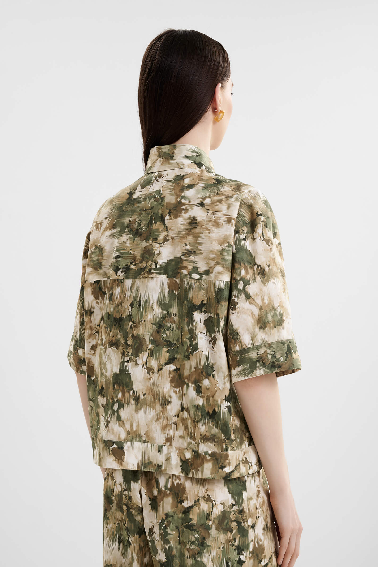 Хлопковая рубашка Бренд MM