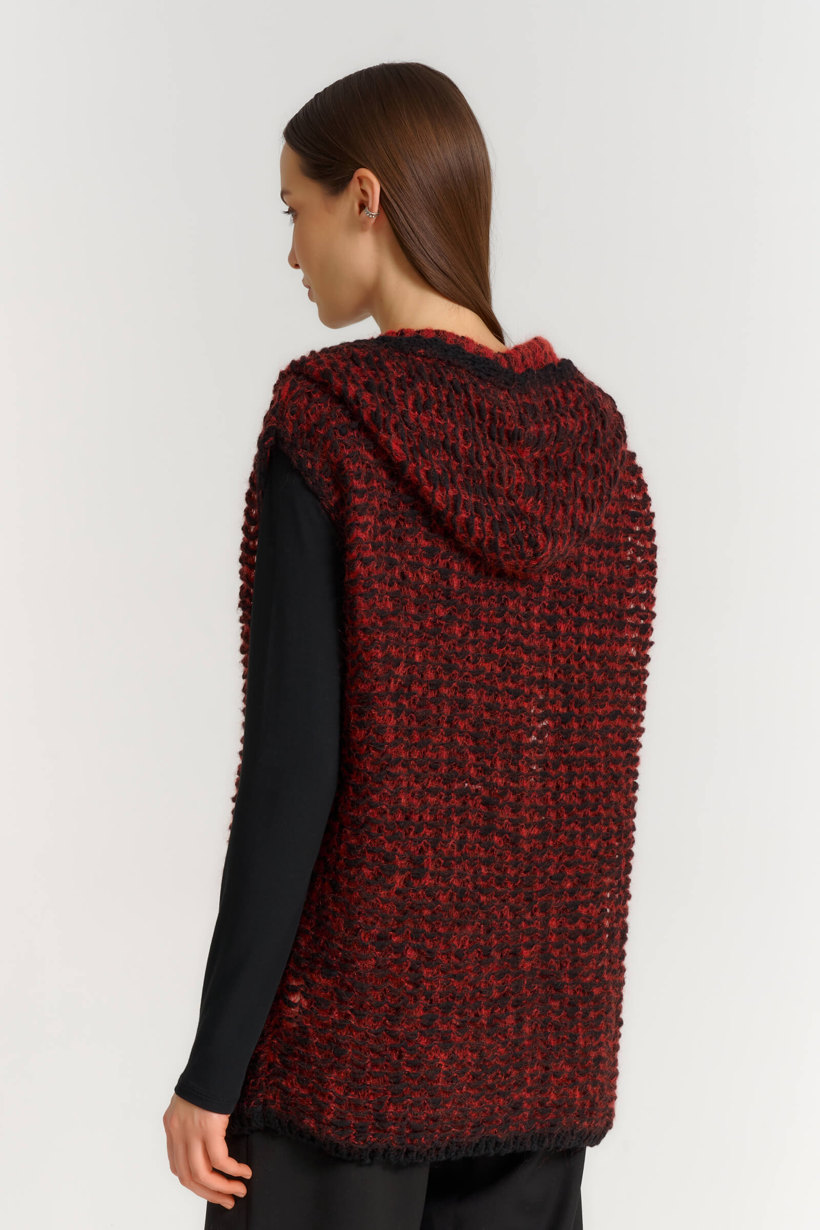 Кардиган из шерсти и мохера Бренд Sarah Pacini