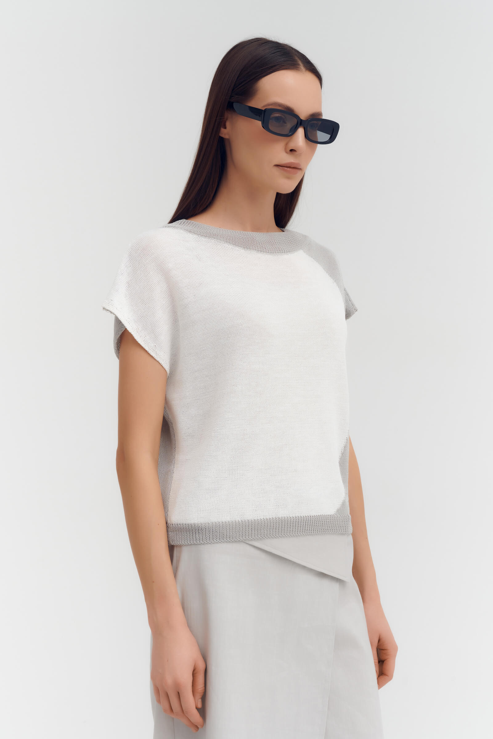 Джемпер свободного кроя Бренд Sarah Pacini