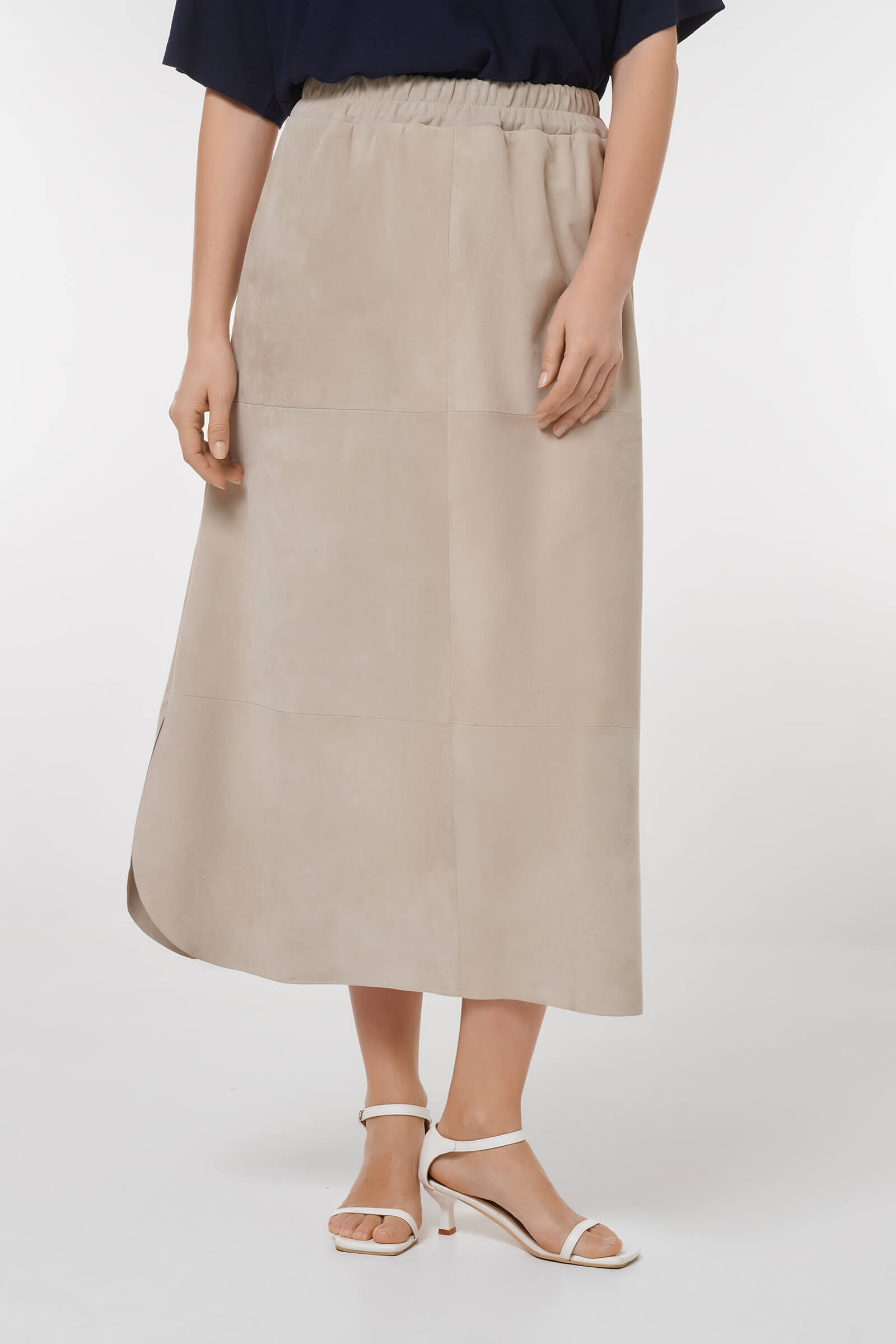 Юбка из натуральной кожи Бренд Caterina Leman