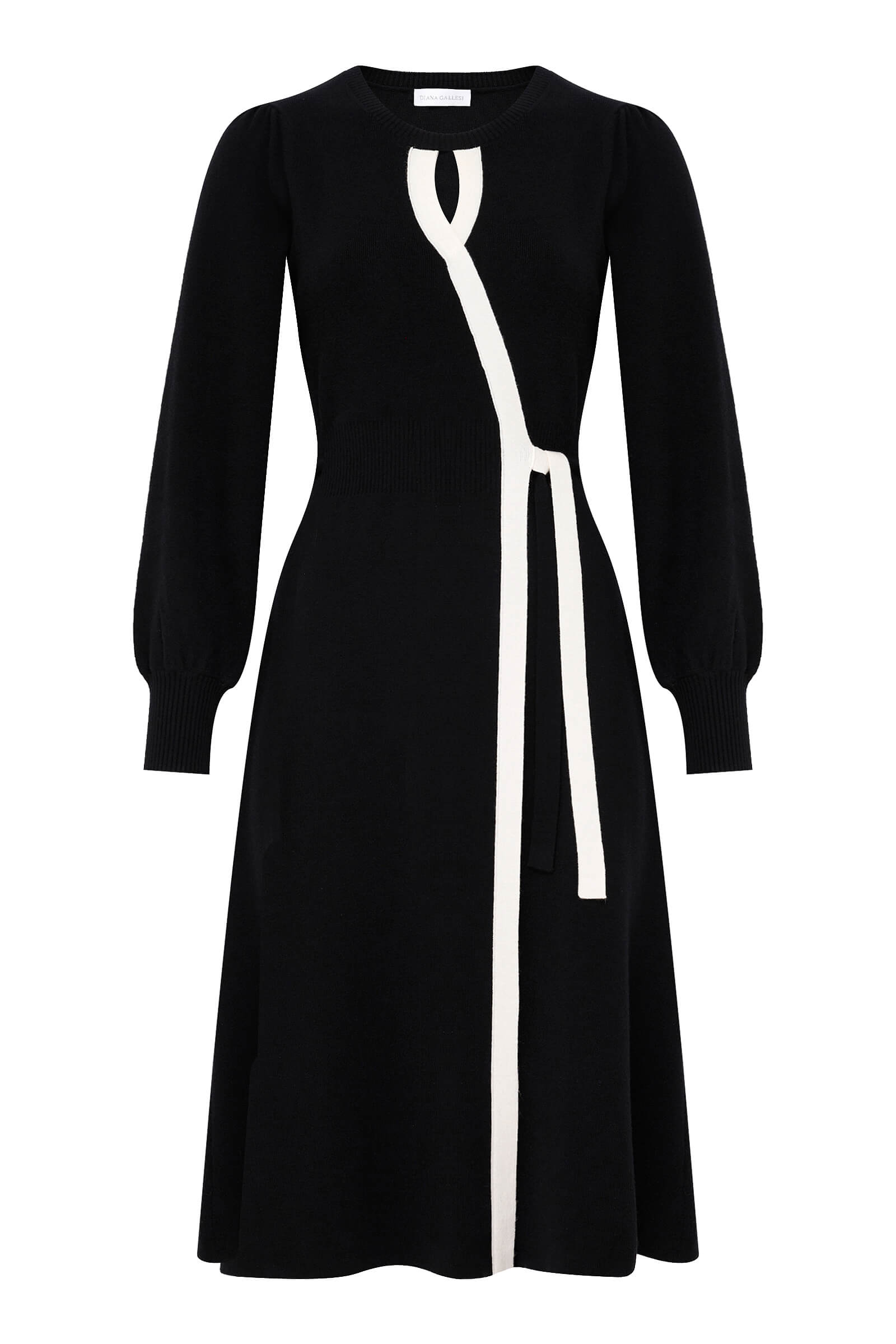 Трикотажное платье на запах Бренд Diana Gallesi