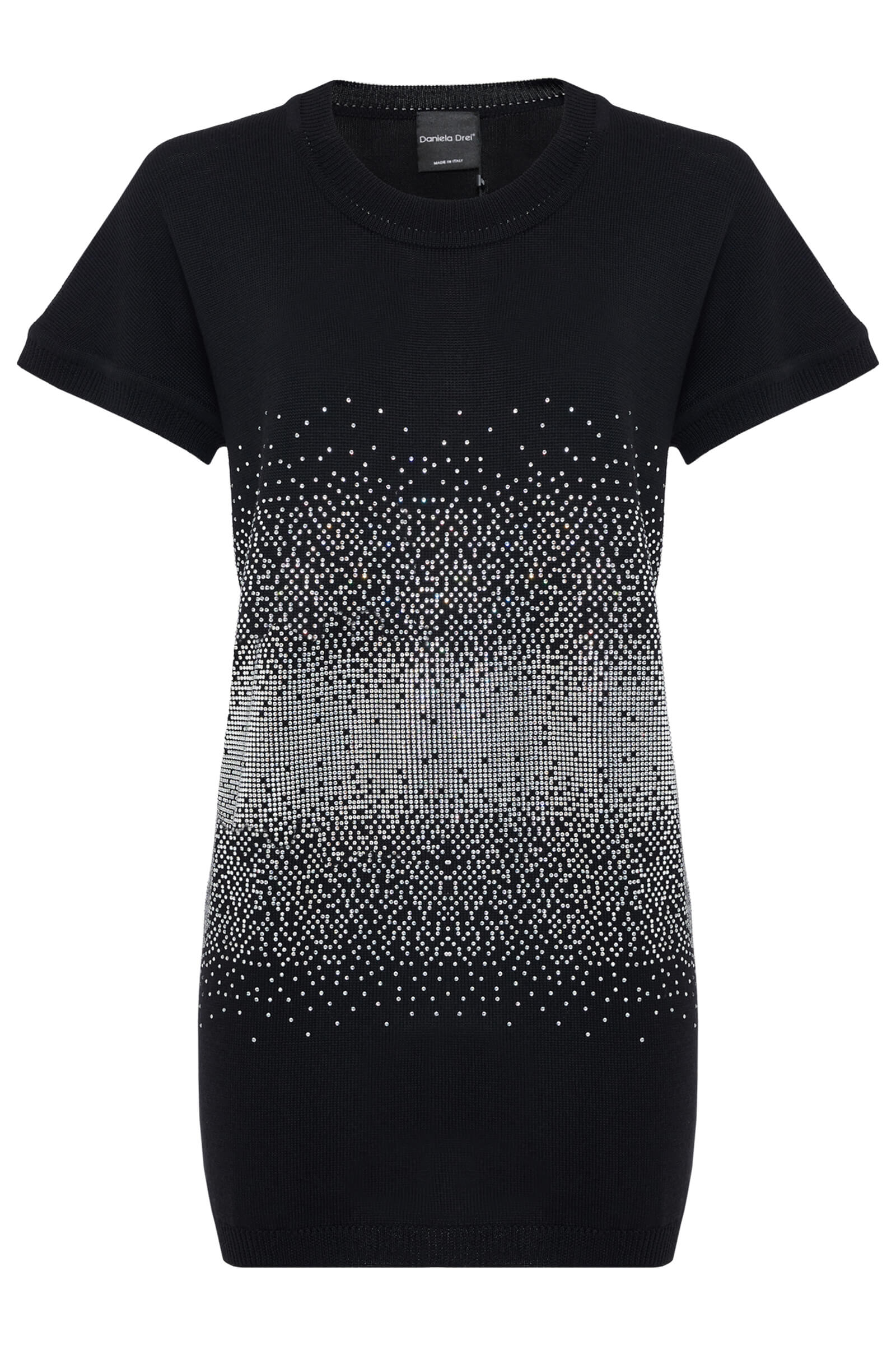 Удлиненный джемпер с коротким рукавом Бренд Daniela Drei