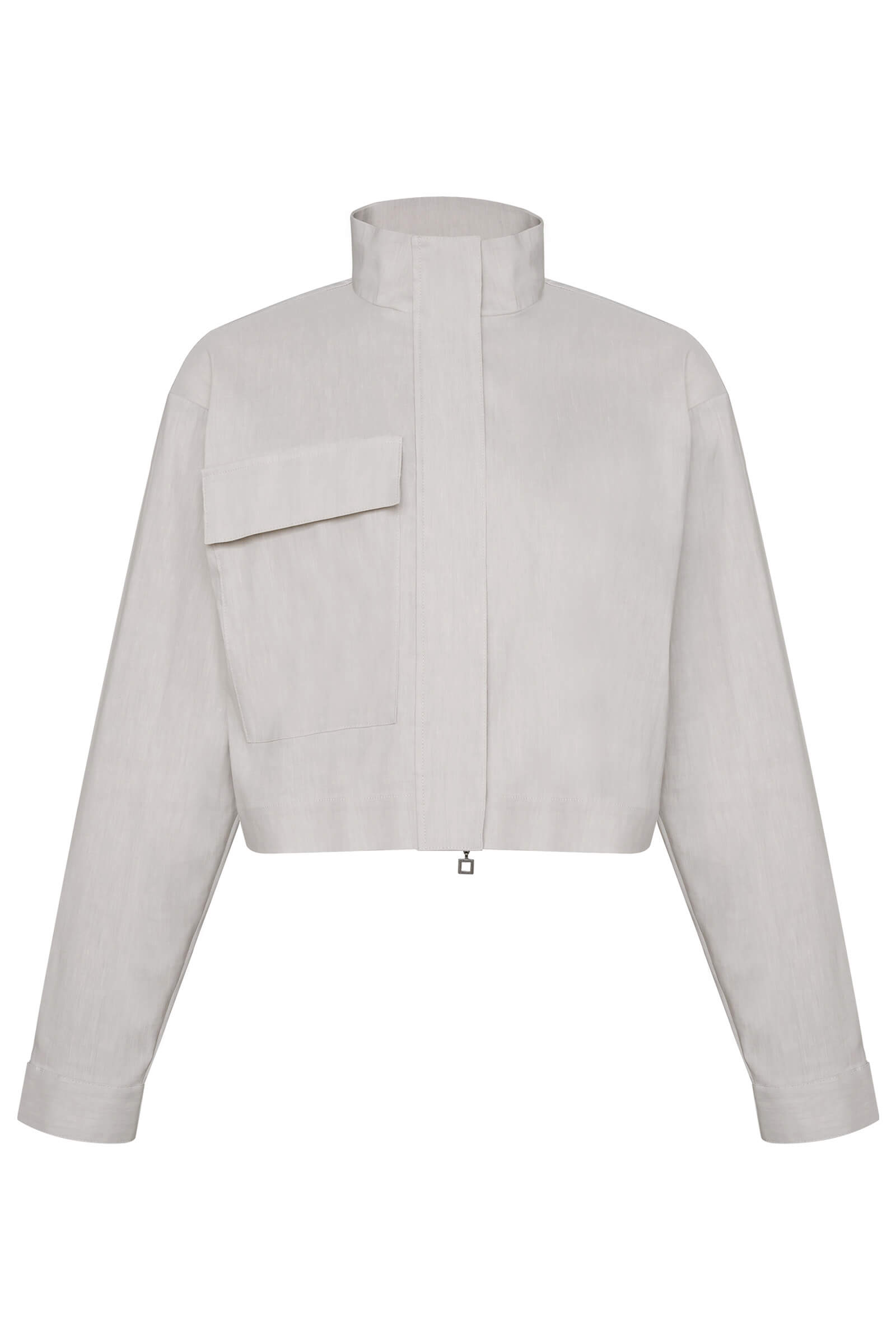 Укороченный жакет на молнии Бренд Sarah Pacini