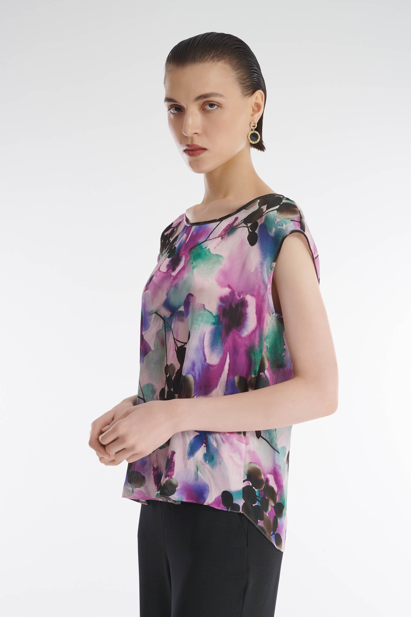 Топ с флористичным принтом Бренд Caterina Leman