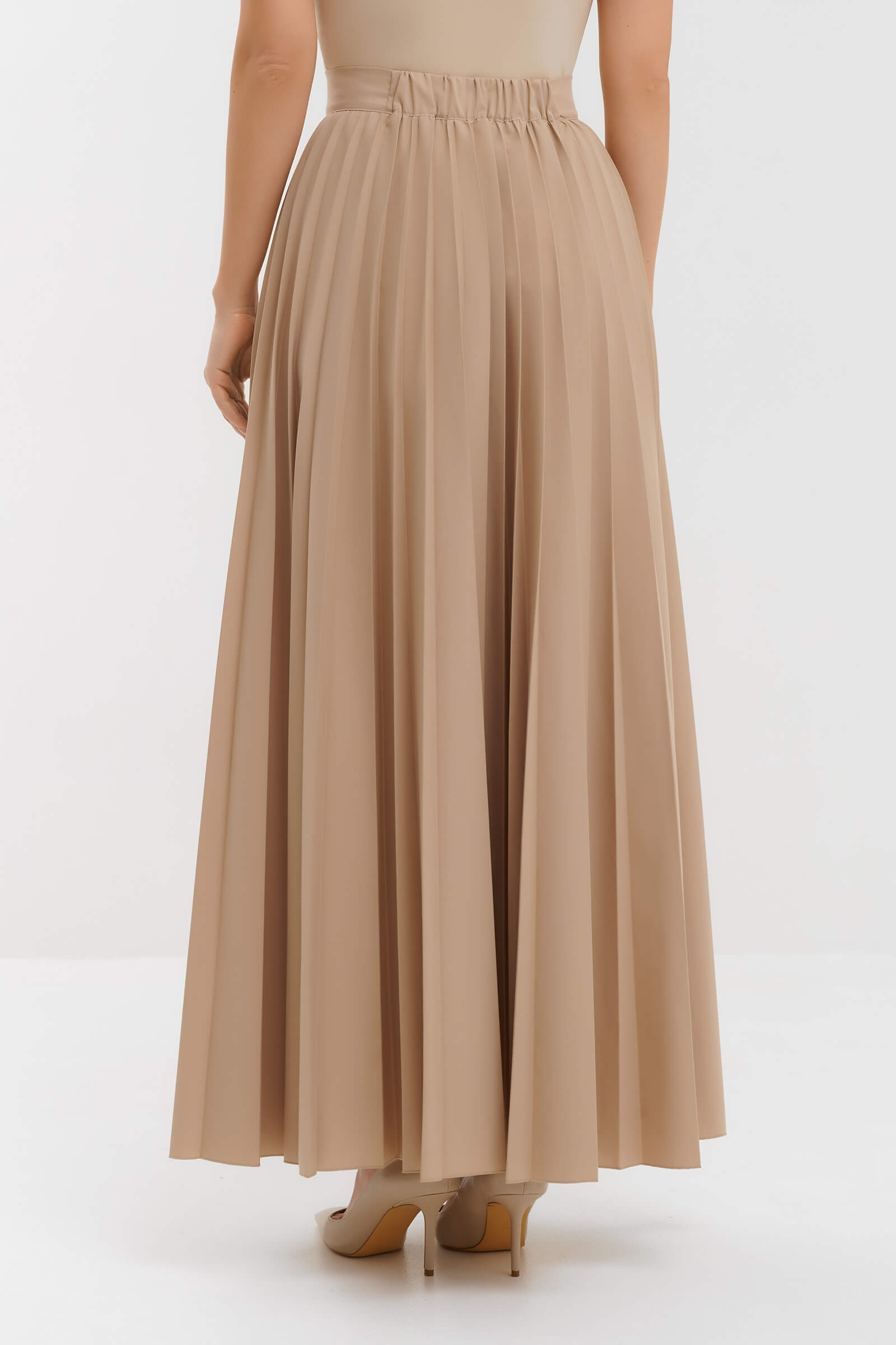 Плиссированная юбка на пуговицах Бренд Milva Mi