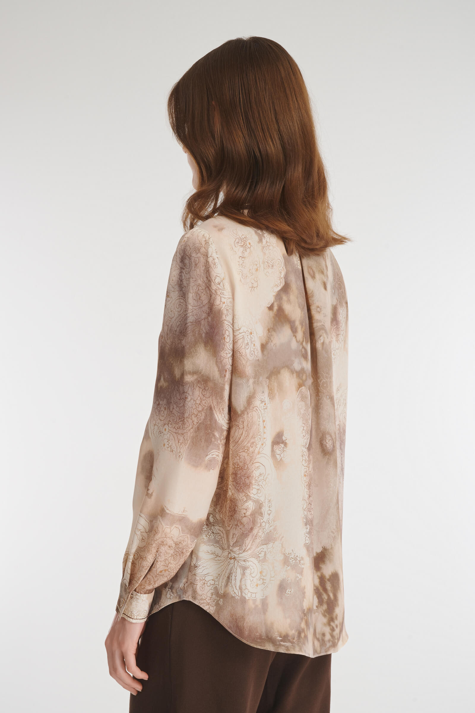 Рубашка с абстрактным принтом Бренд Caterina Leman