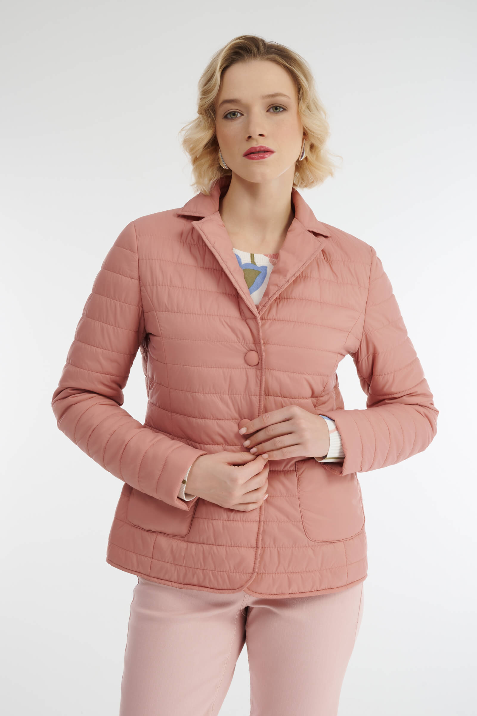 Стеганая куртка с боковыми карманами Бренд Diana Gallesi