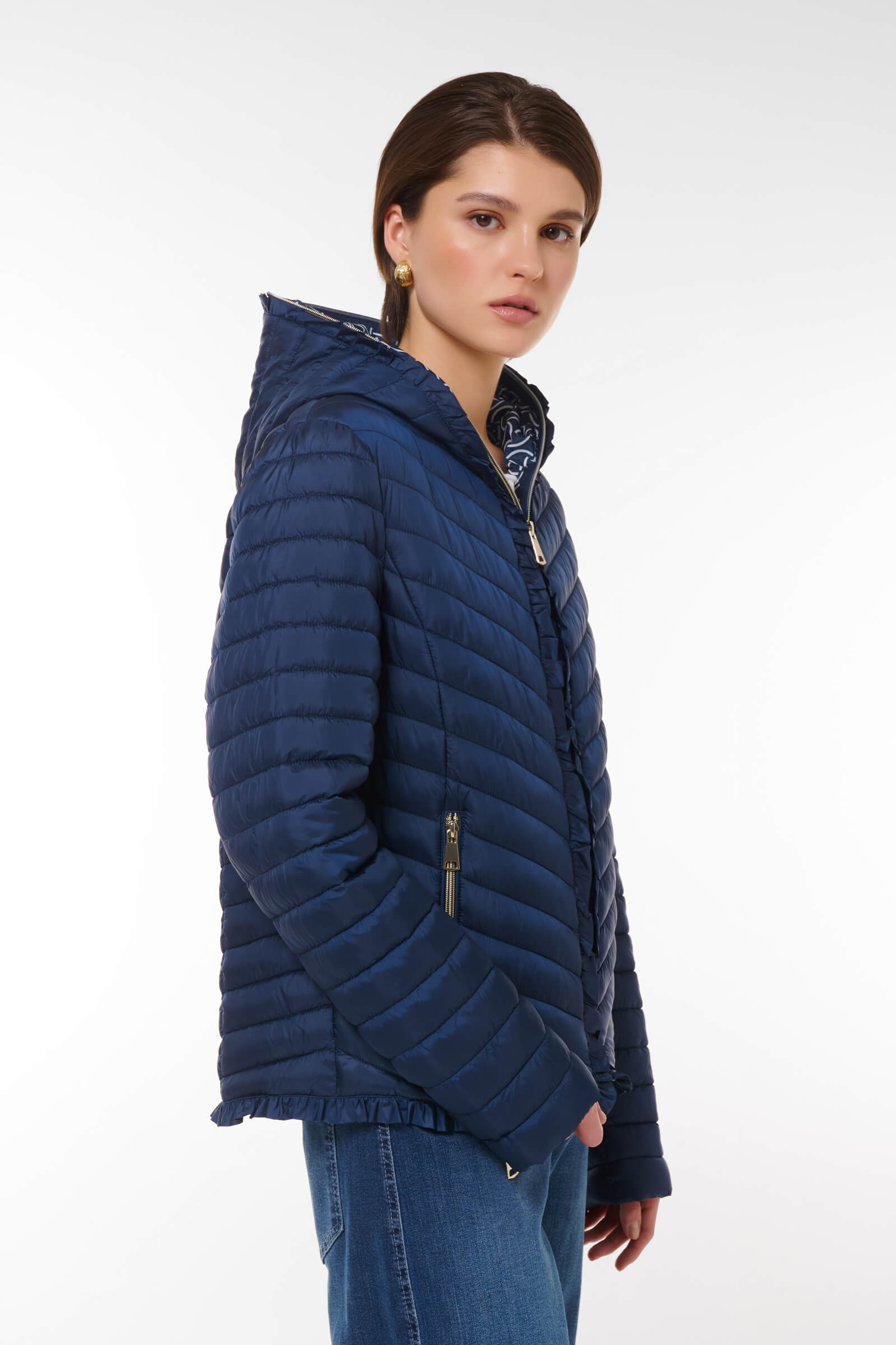 Стеганая куртка с капюшоном Бренд Caterina Leman