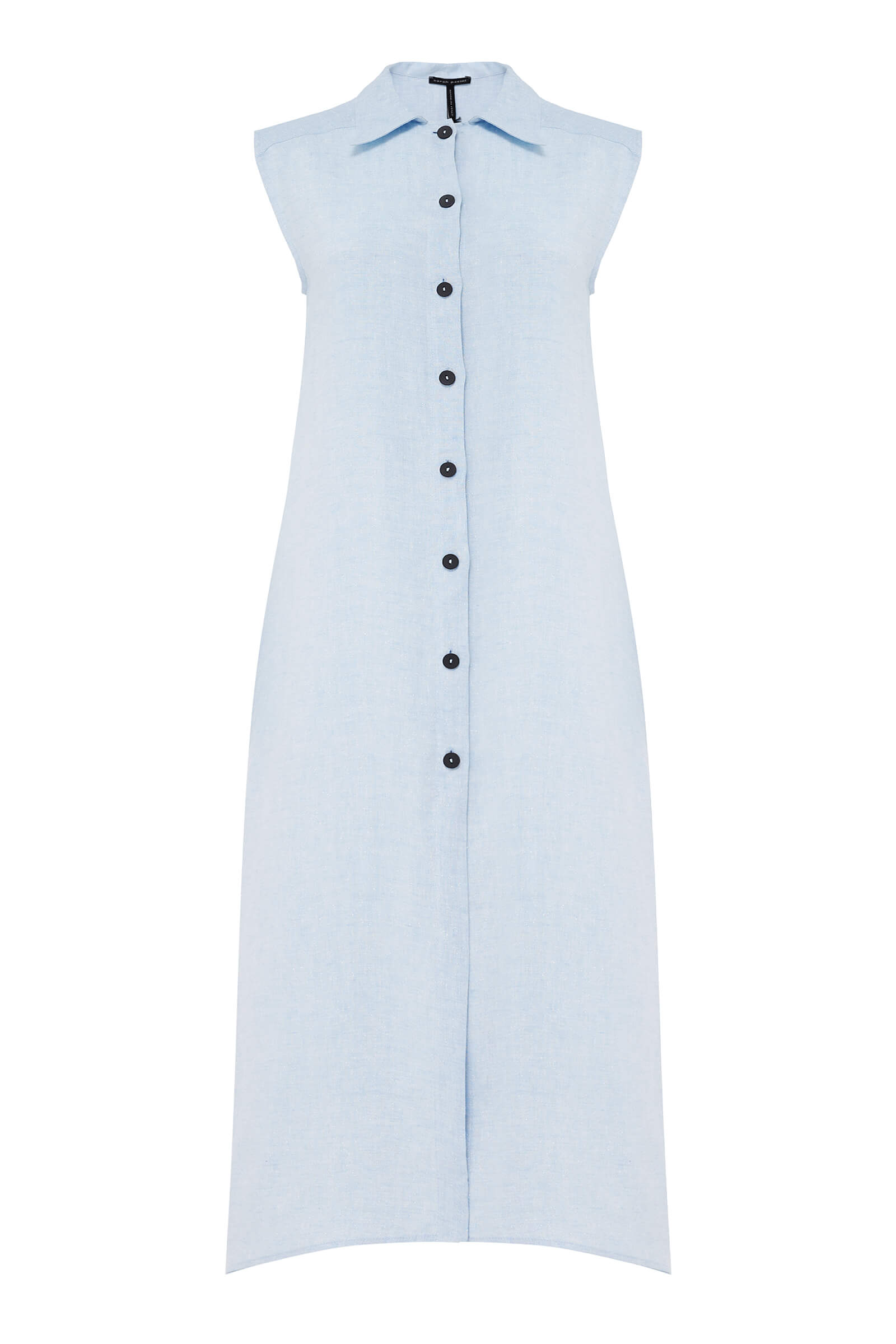 Льняное платье-рубашка Бренд Sarah Pacini