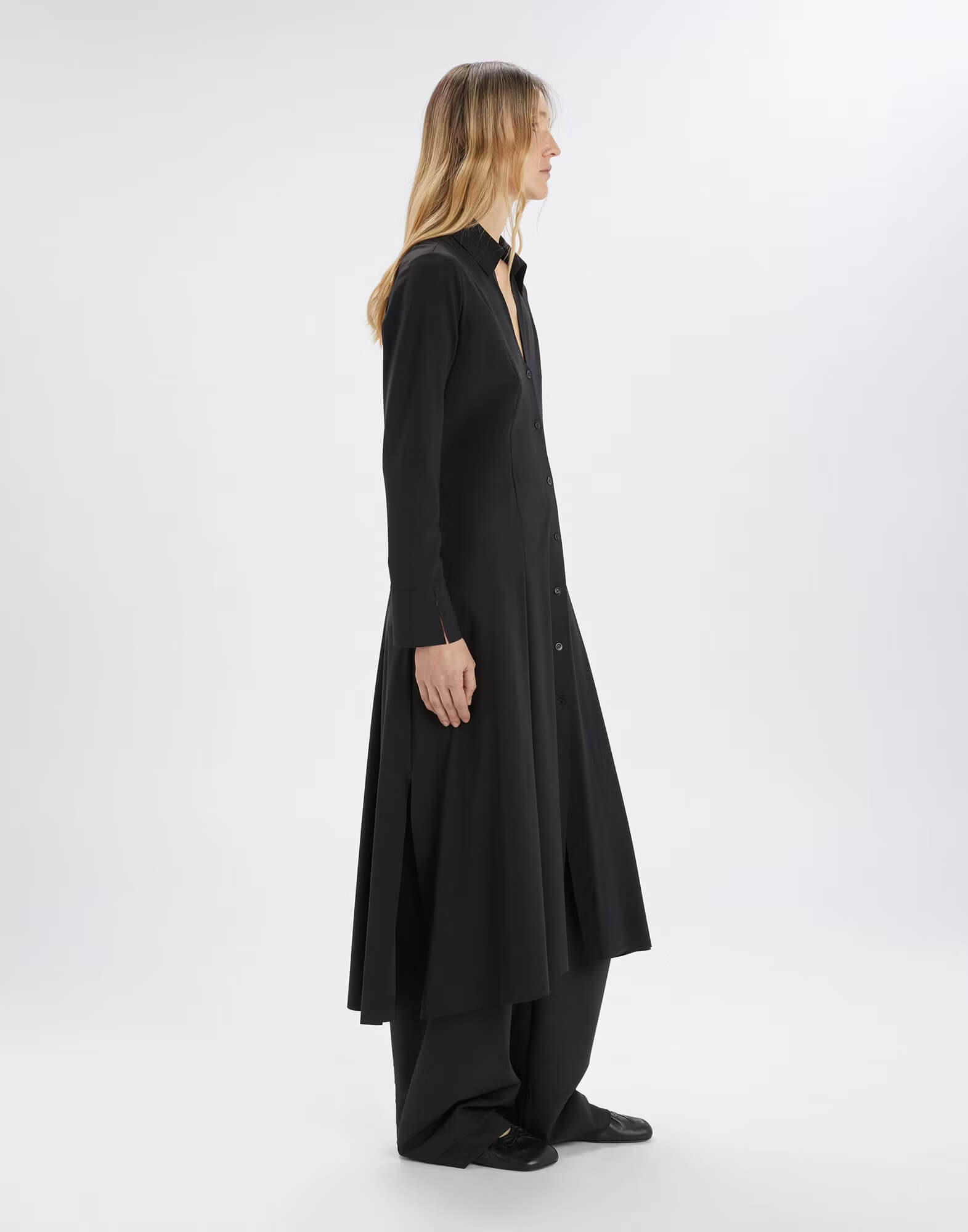 Платье-рубашка с длинным рукавом Бренд High