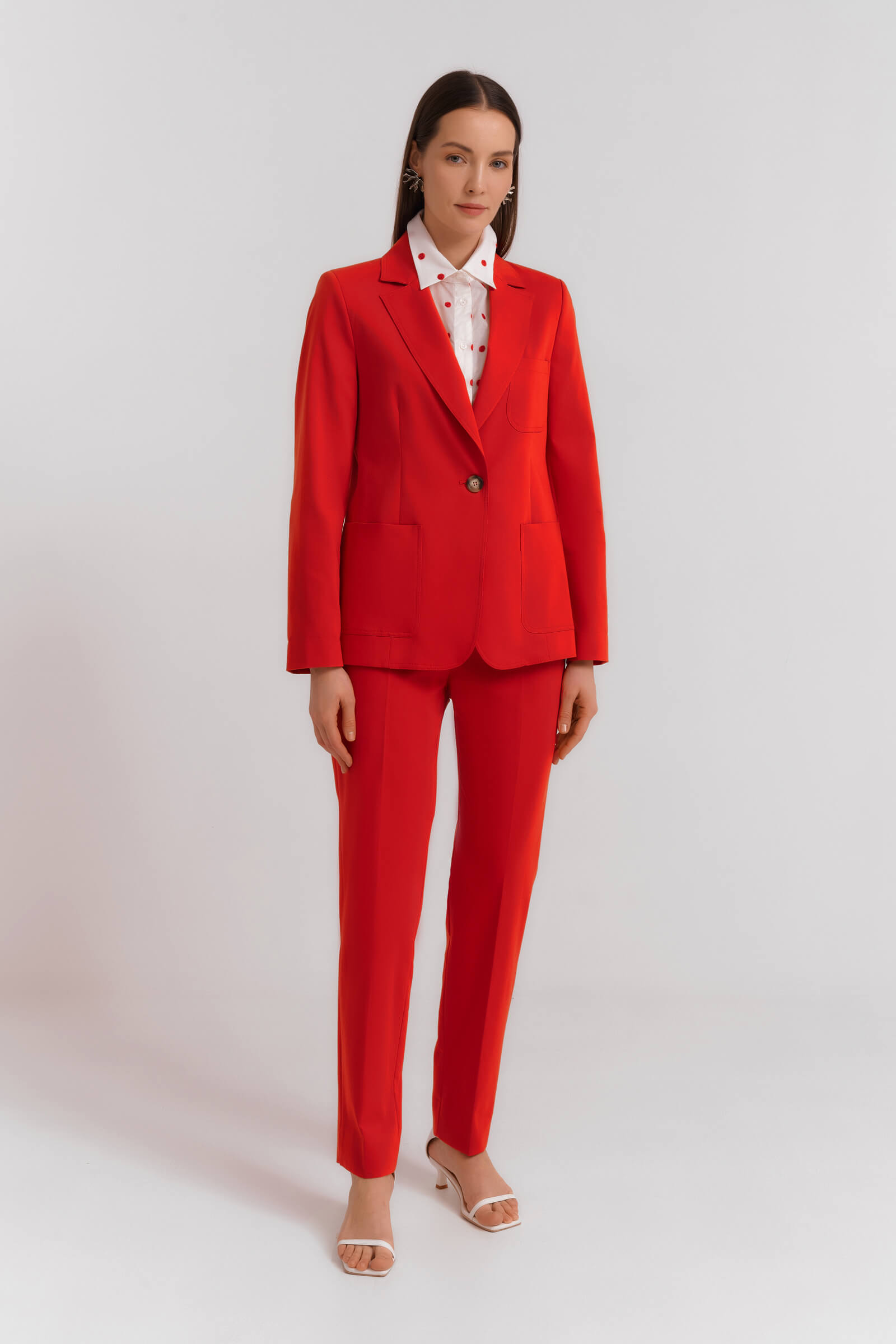 Пиджак с отложным воротником Бренд Diana Gallesi