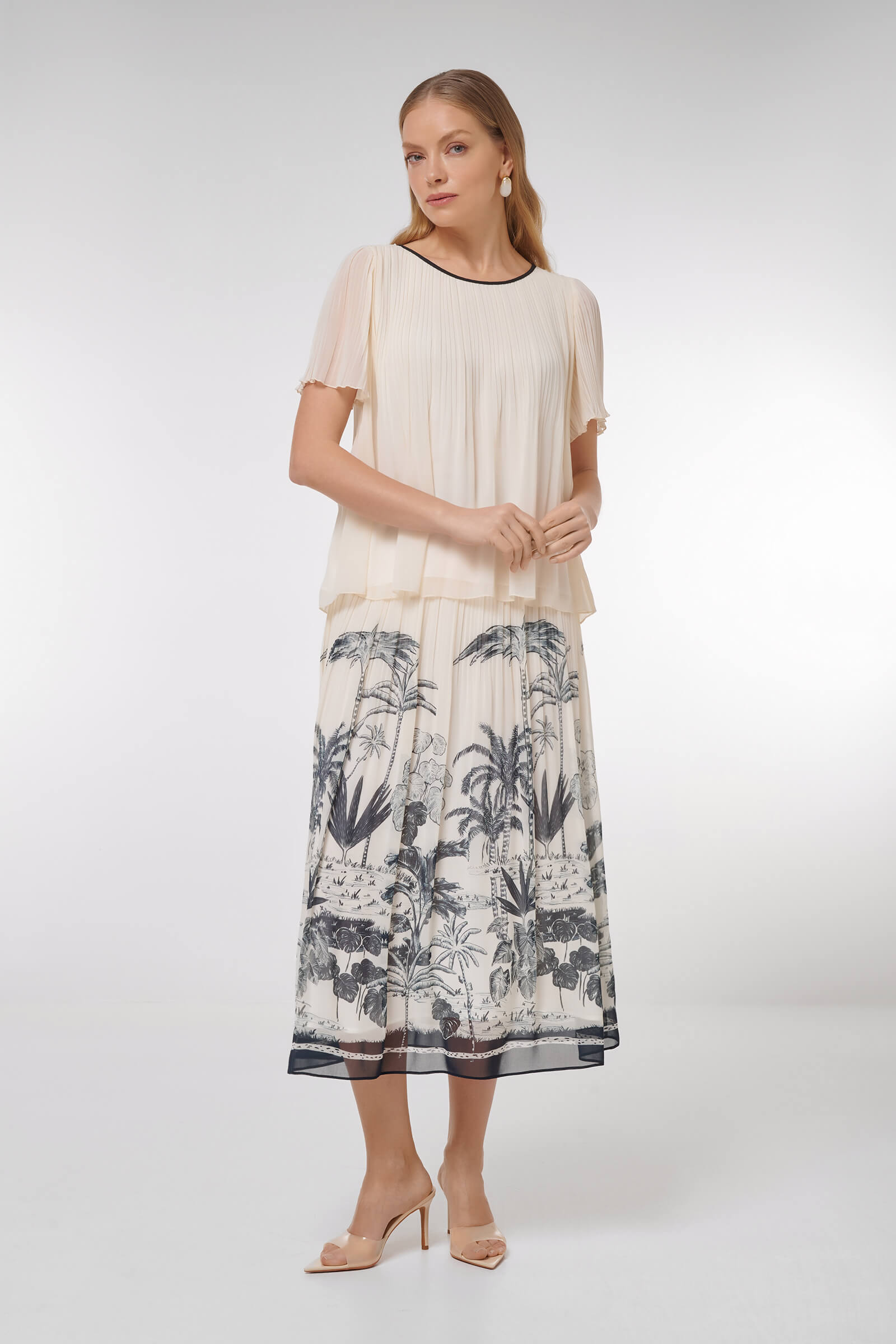 Блузка с поясом Бренд Caterina Leman