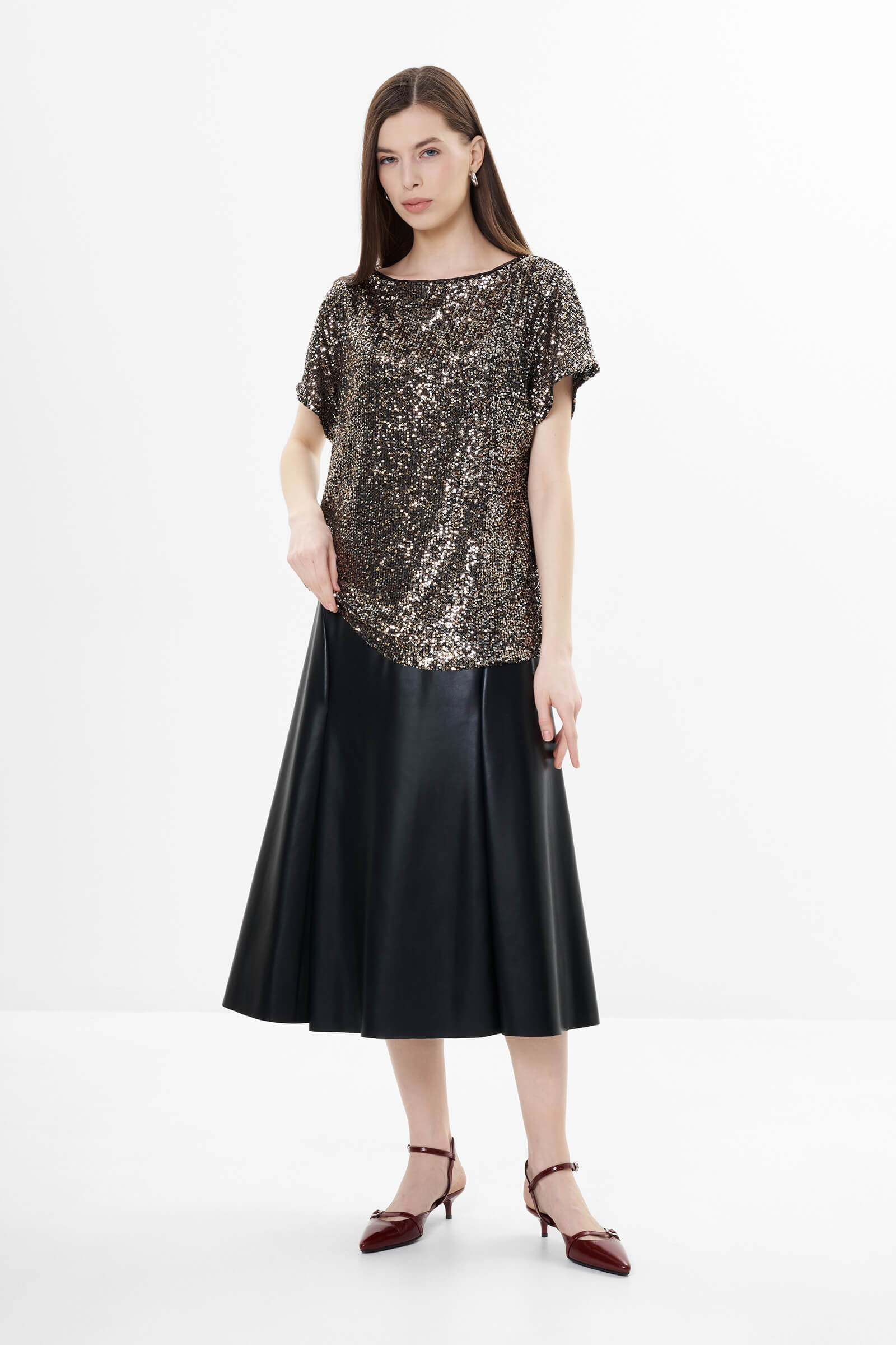 Блузка с пайетками Бренд Luisa Viola