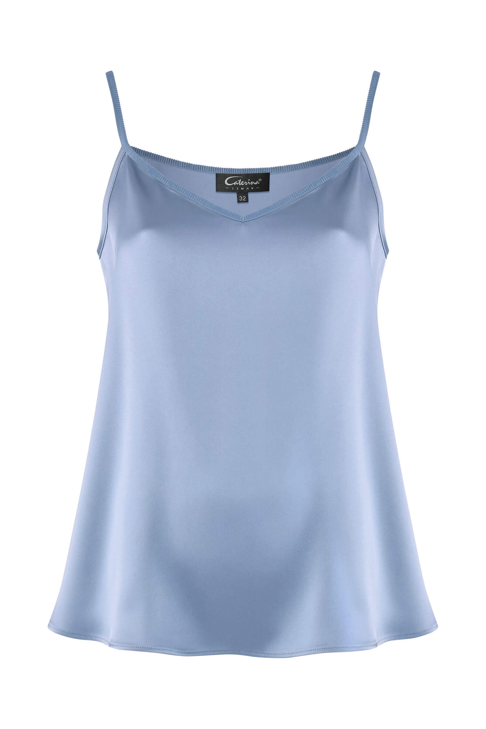 Атласный топ на тонких бретелях Бренд Caterina Leman