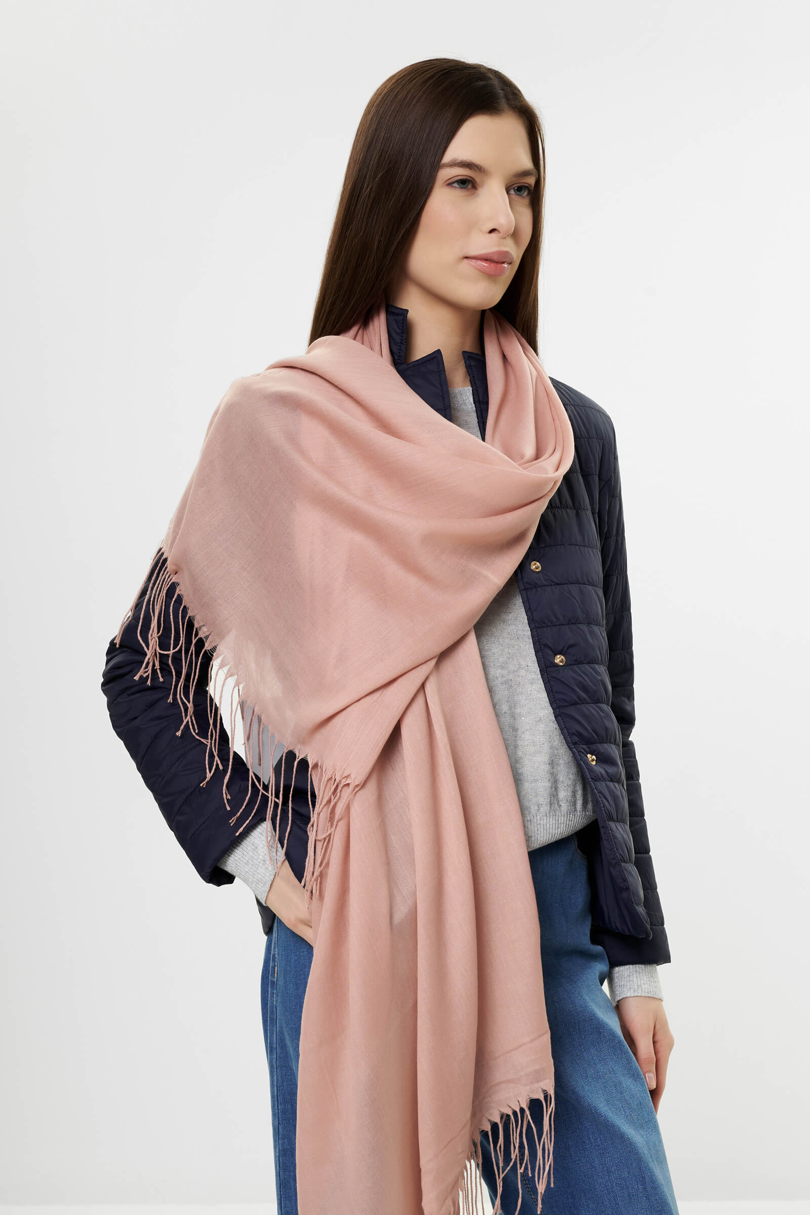 Палантин с бахромой Бренд Diana Gallesi