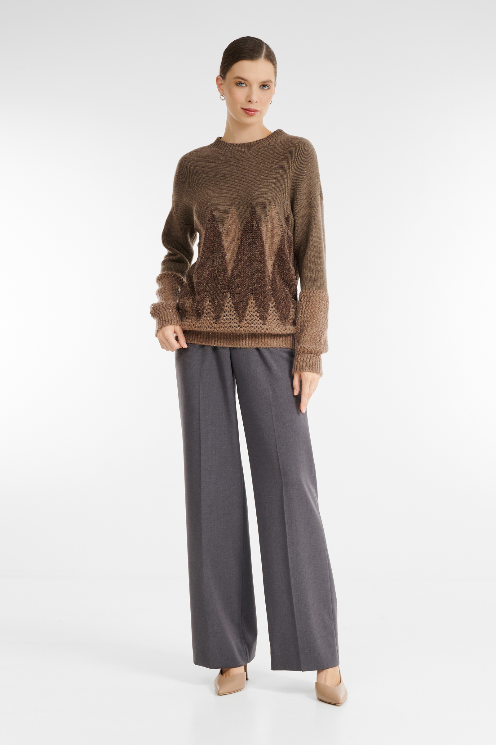 Джемпер с пайетками Бренд Rocco Ragni