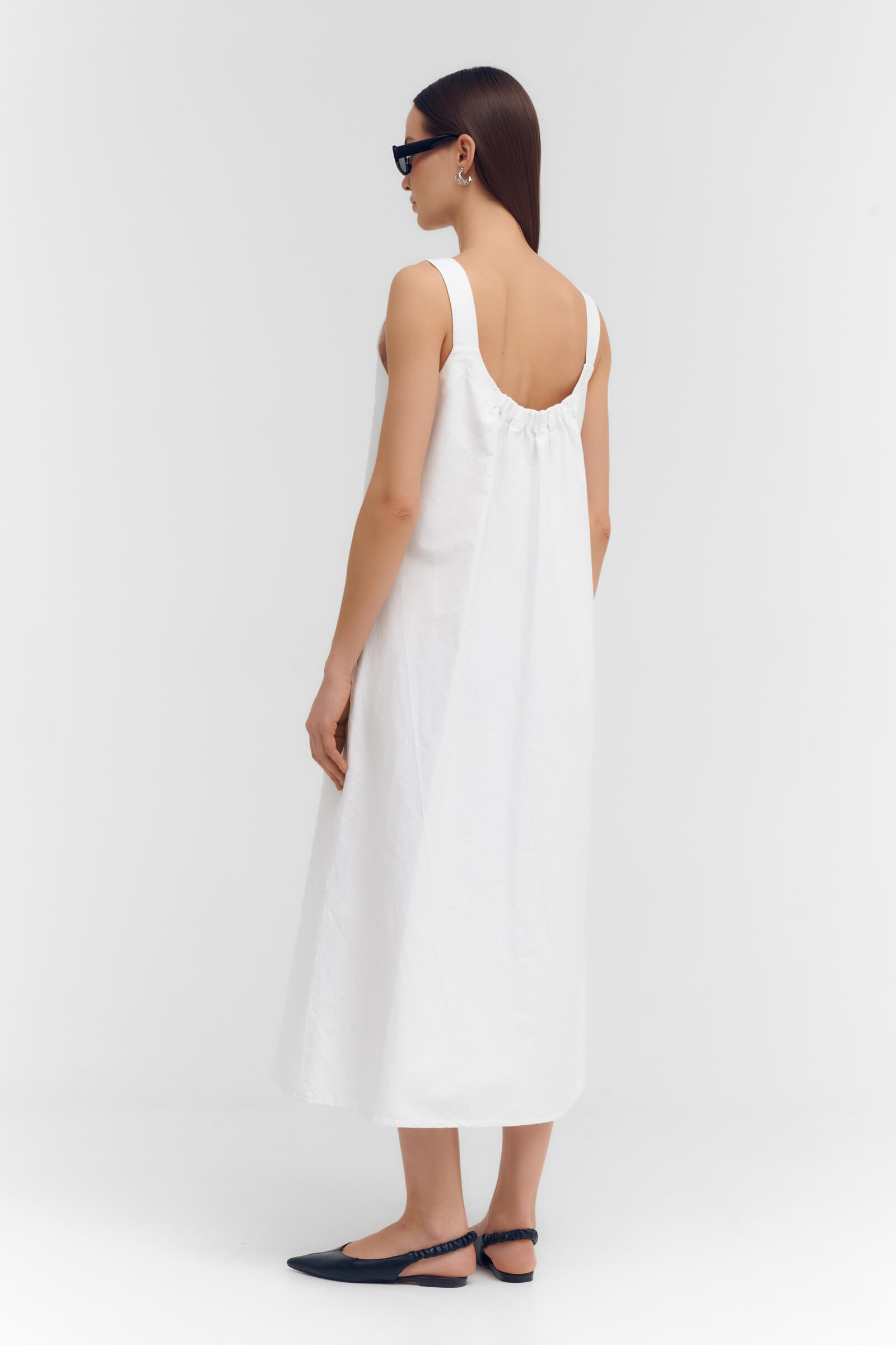 Платье макси с открытой спиной Бренд Sarah Pacini