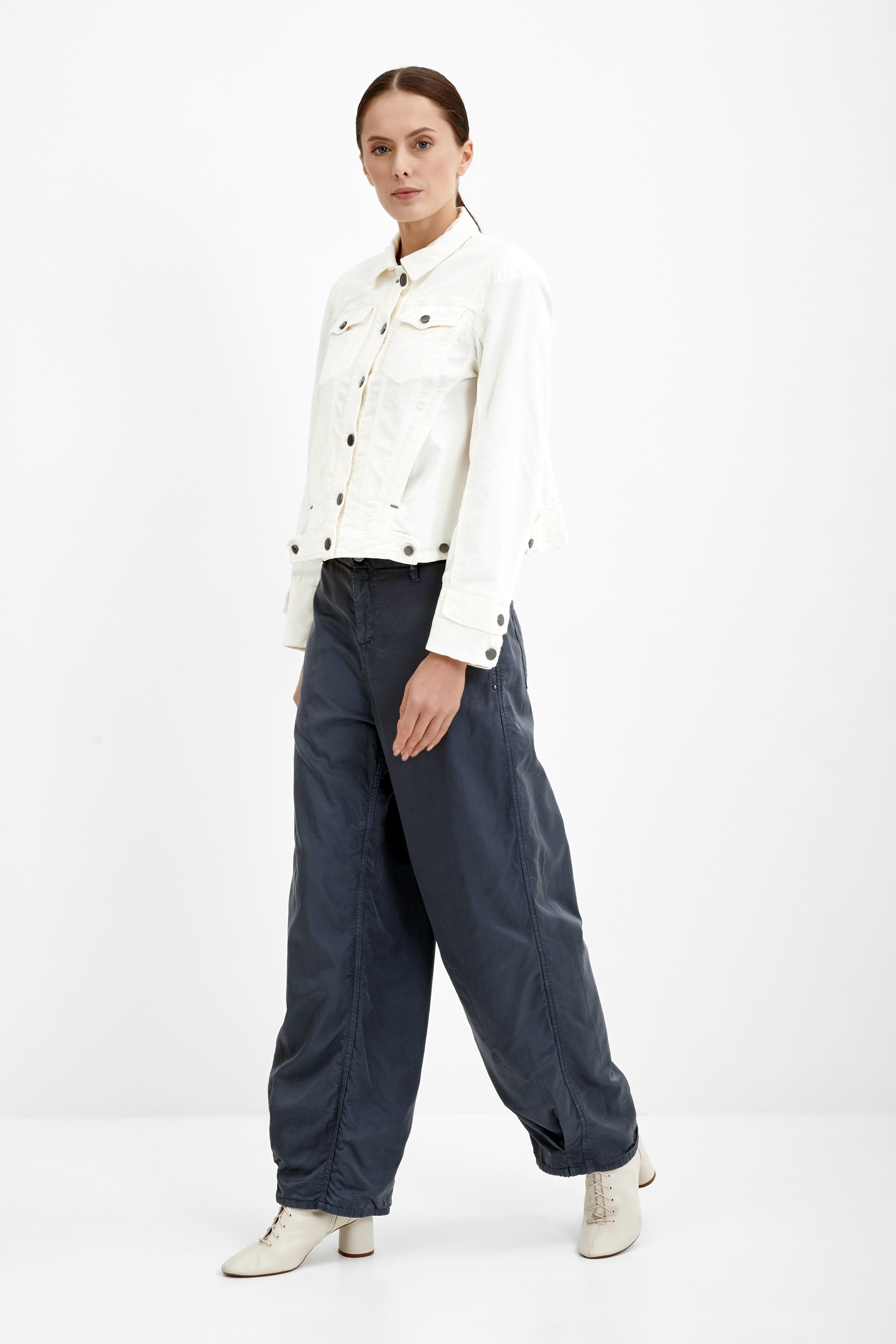 Зауженные брюки багги Бренд High