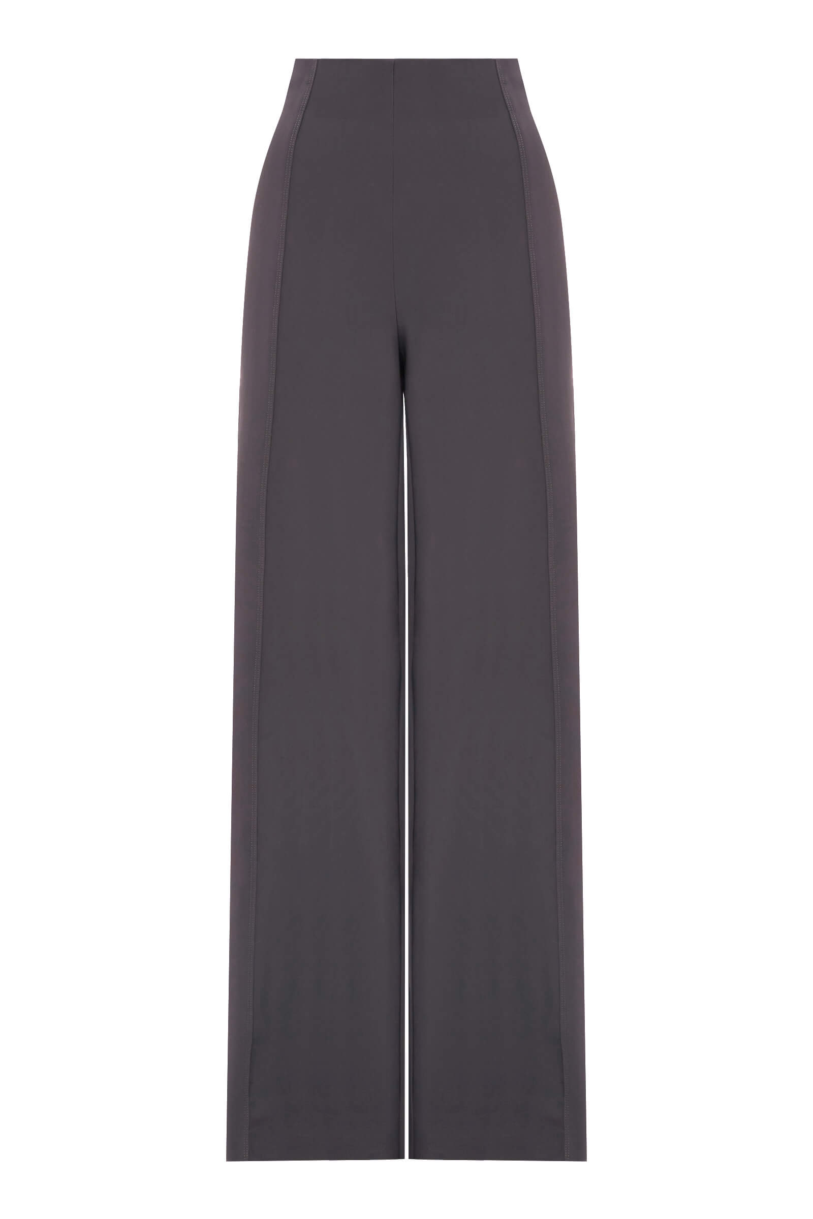 Широкие брюки с простроченными стрелками Бренд Sarah Pacini