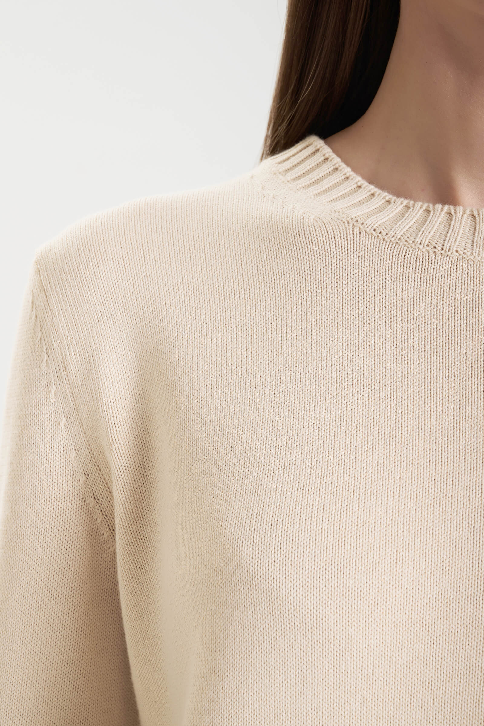 Хлопковый джемпер с узором на спине Бренд MM