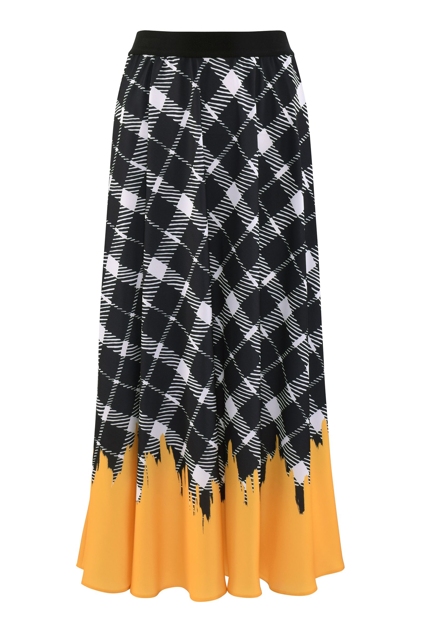 Юбка с комбинированным принтом Бренд Caterina Leman