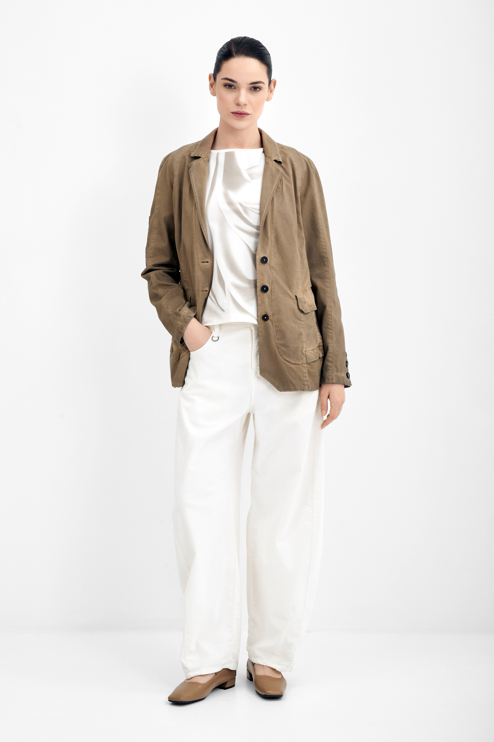 Жакет с вареным эффектом Бренд High