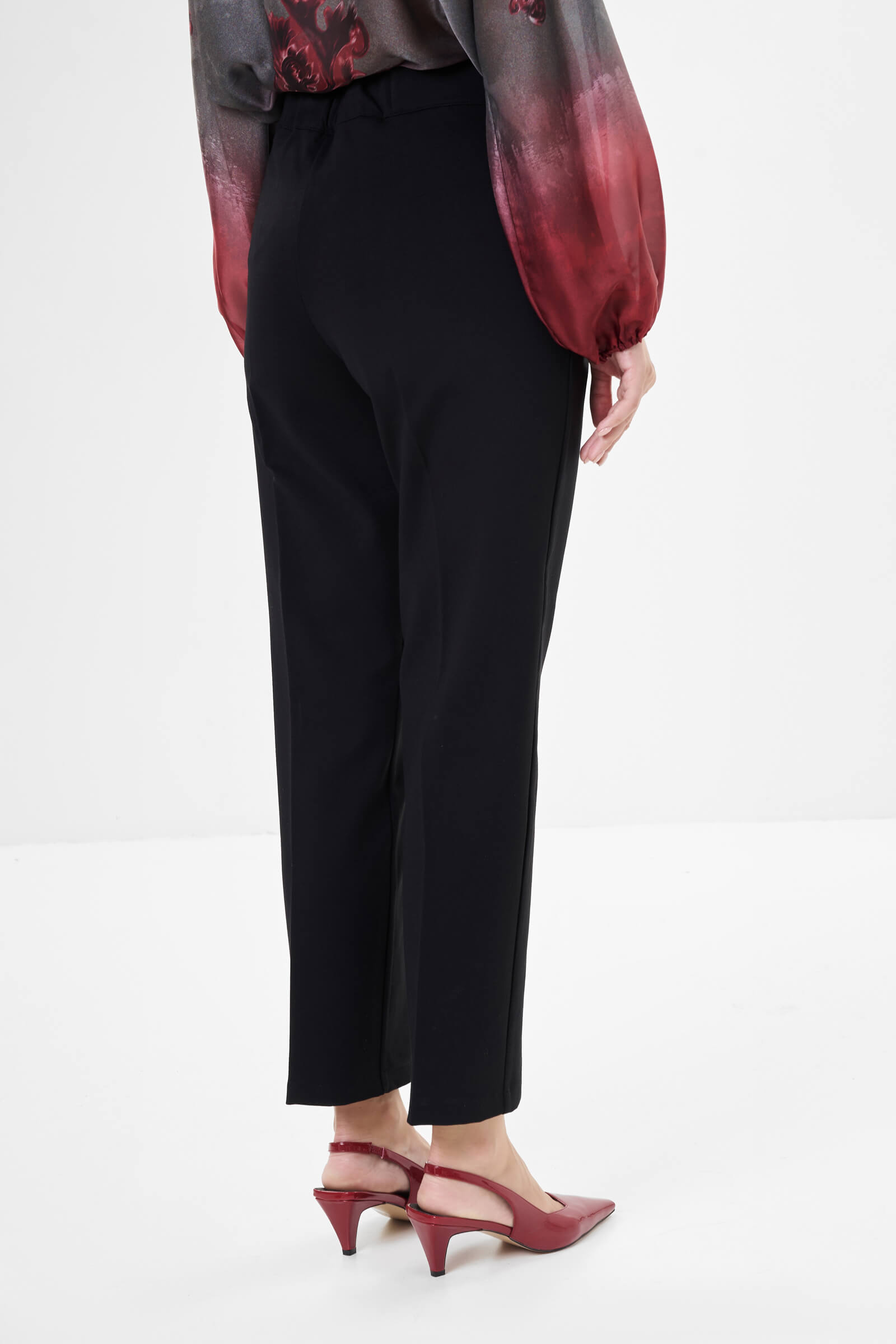 Зауженные брюки из смесовой вискозы Бренд Milva Mi