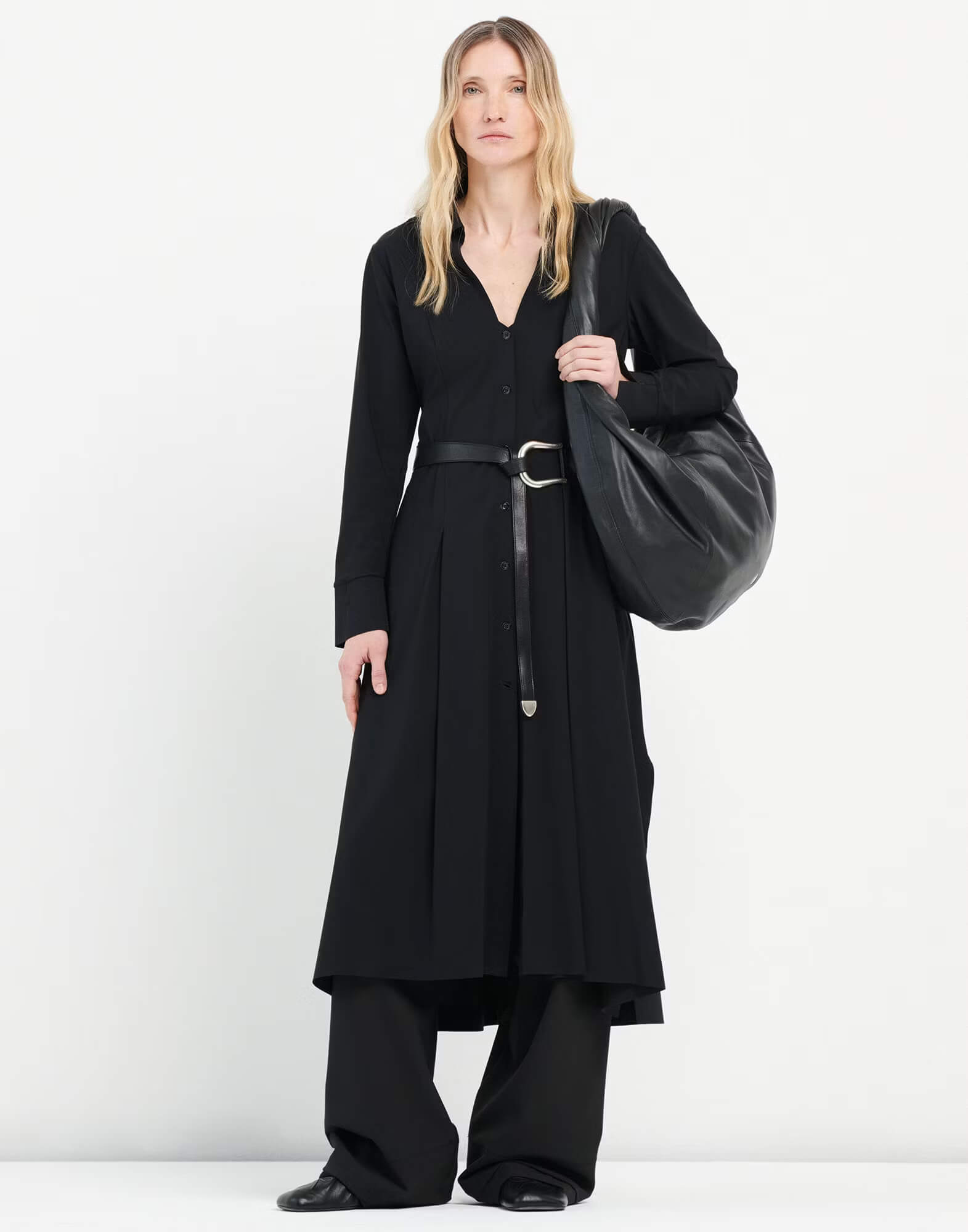 Платье-рубашка с длинным рукавом Бренд High