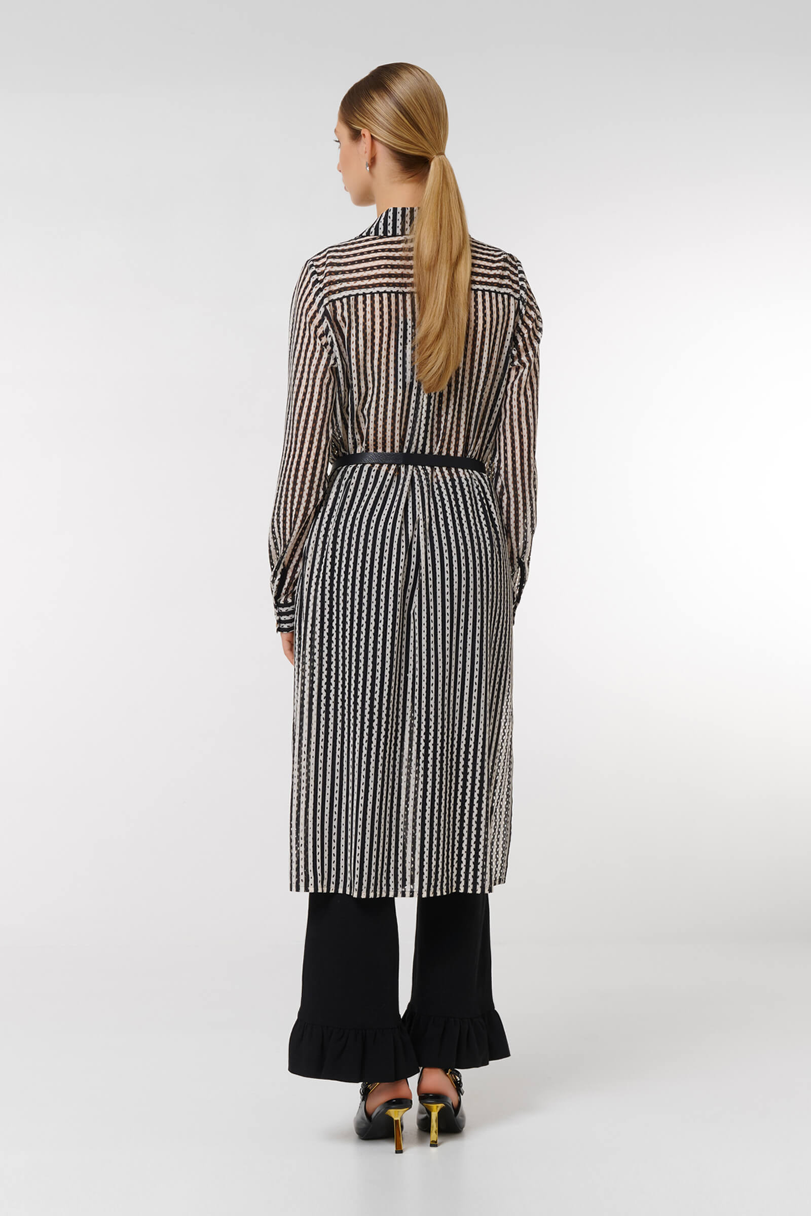 Платье-рубашка с поясом Бренд Caterina Leman