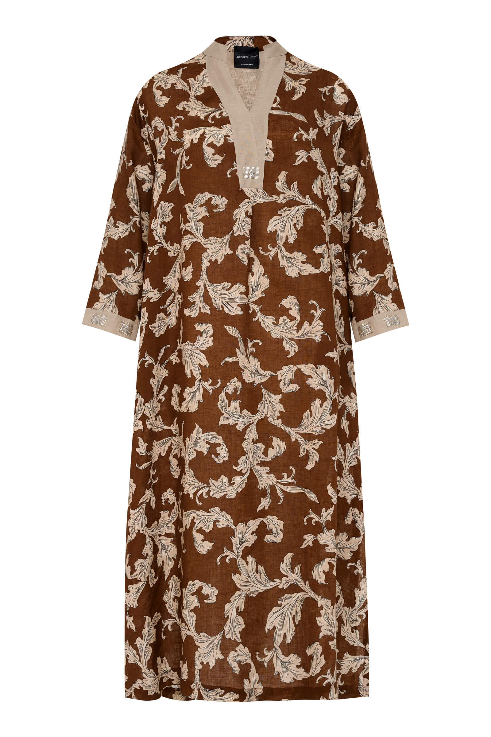 Льняное свободное платье Бренд Daniela Drei