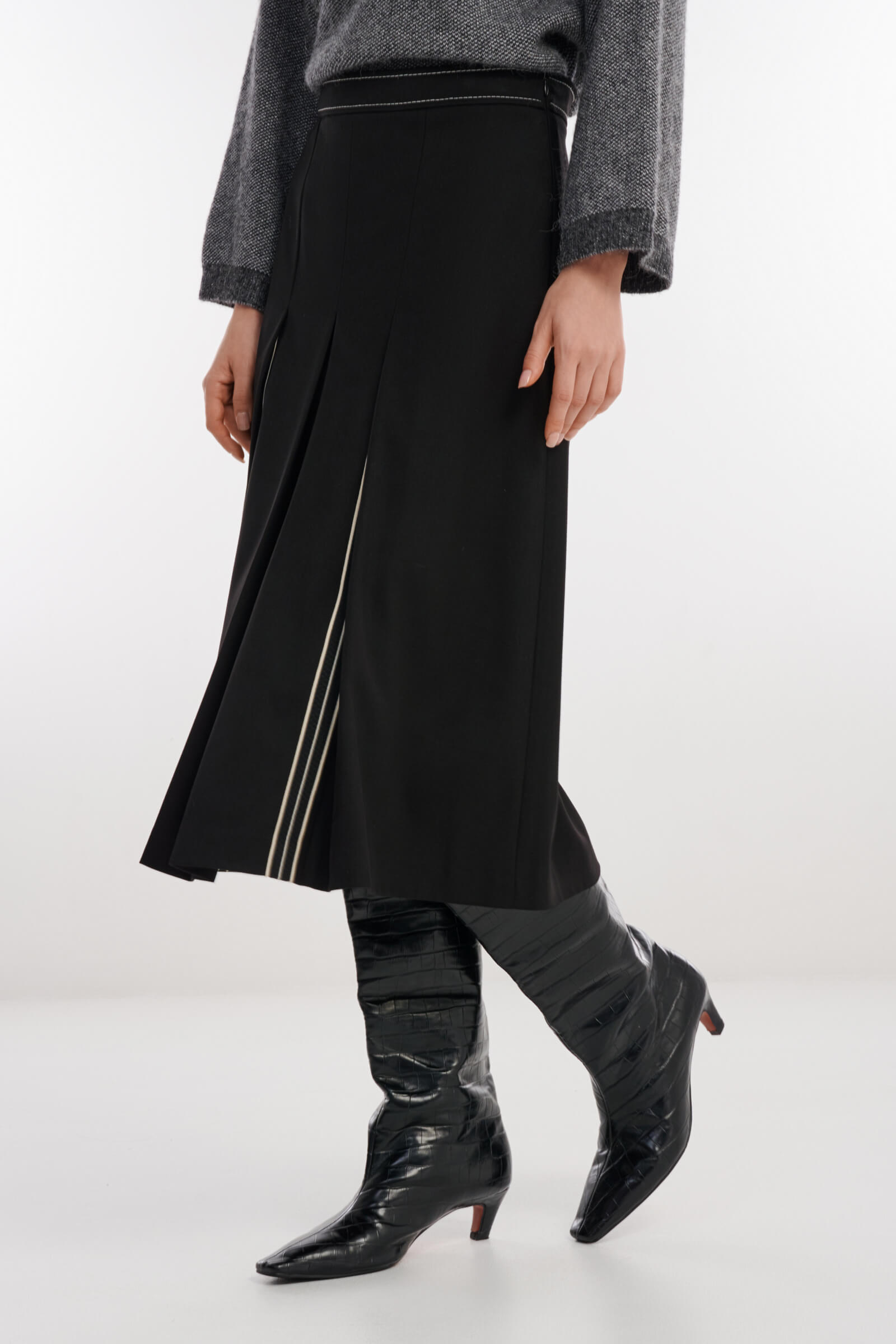 Юбка с декоративной тесьмой Бренд Caterina Leman