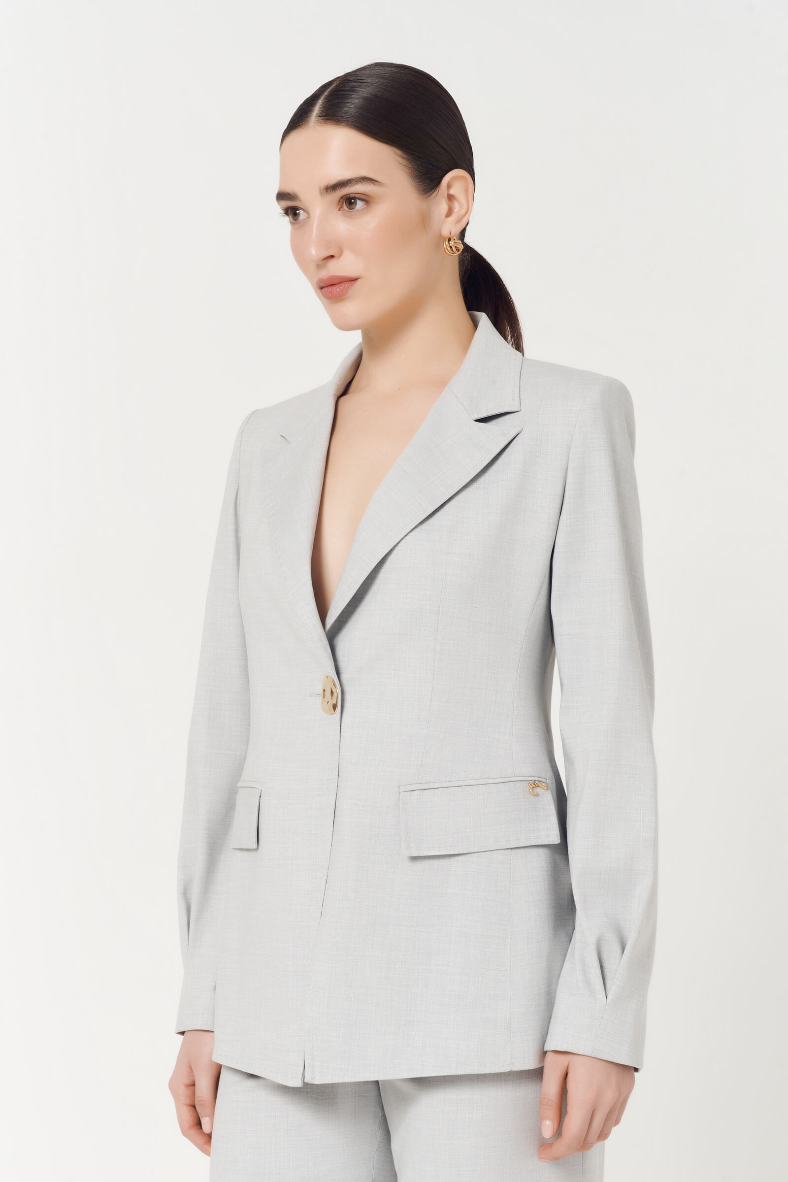 Пиджак с вытачками на рукавах Бренд Caterina Leman