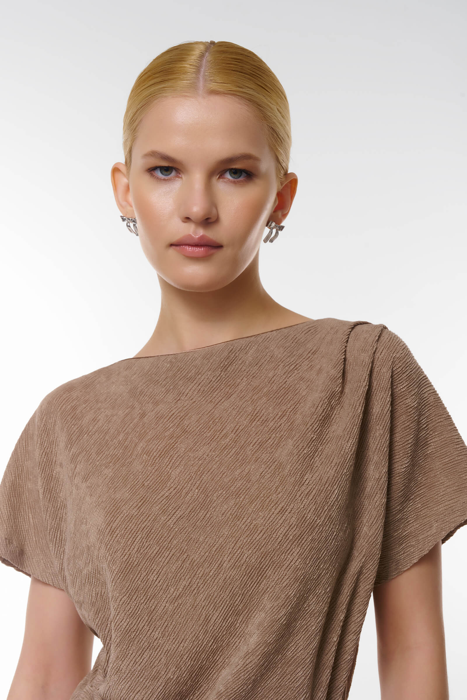 Блузка с драпировкой Бренд Caterina Leman