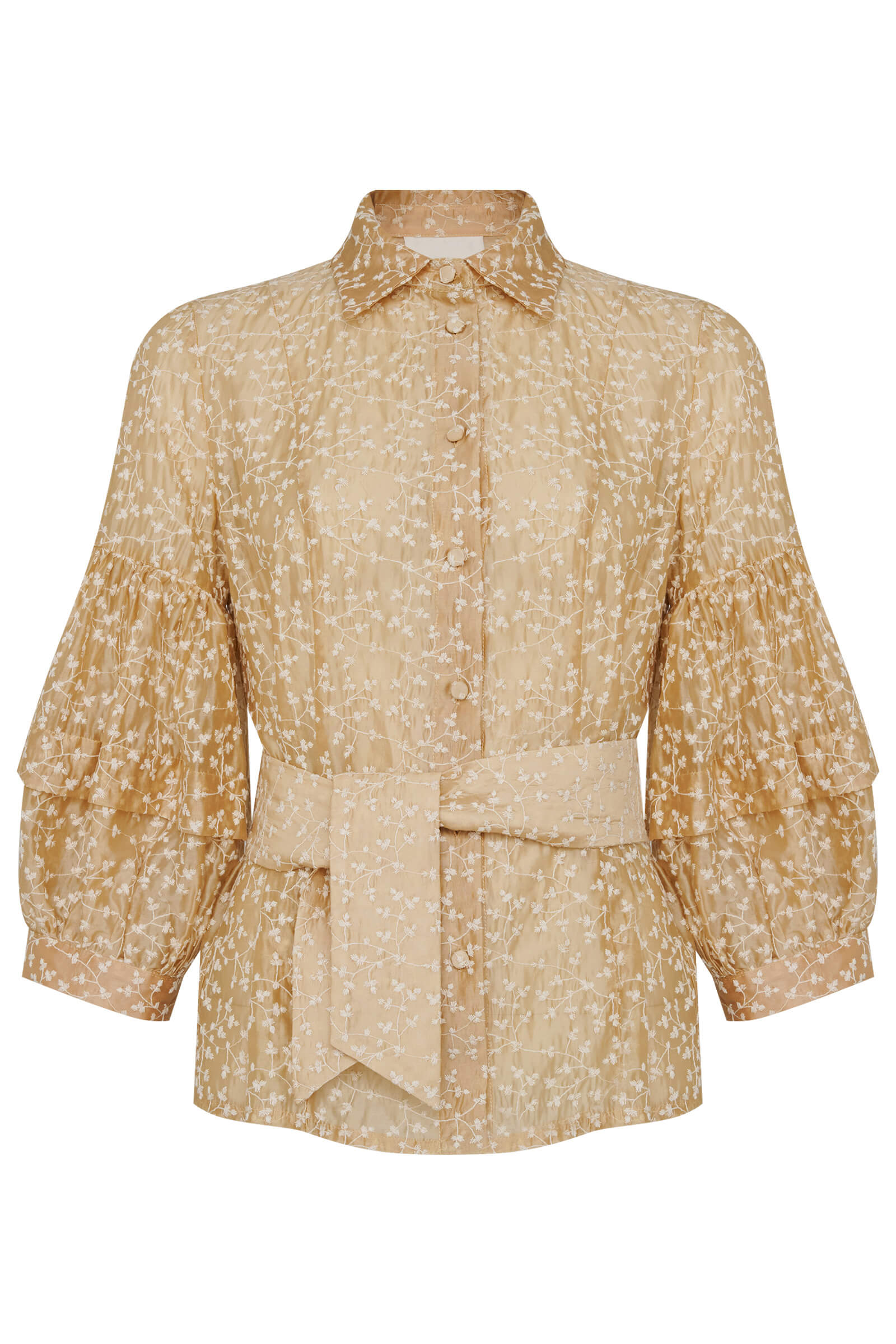 Блузка с цветочной вышивкой Бренд Milva Mi