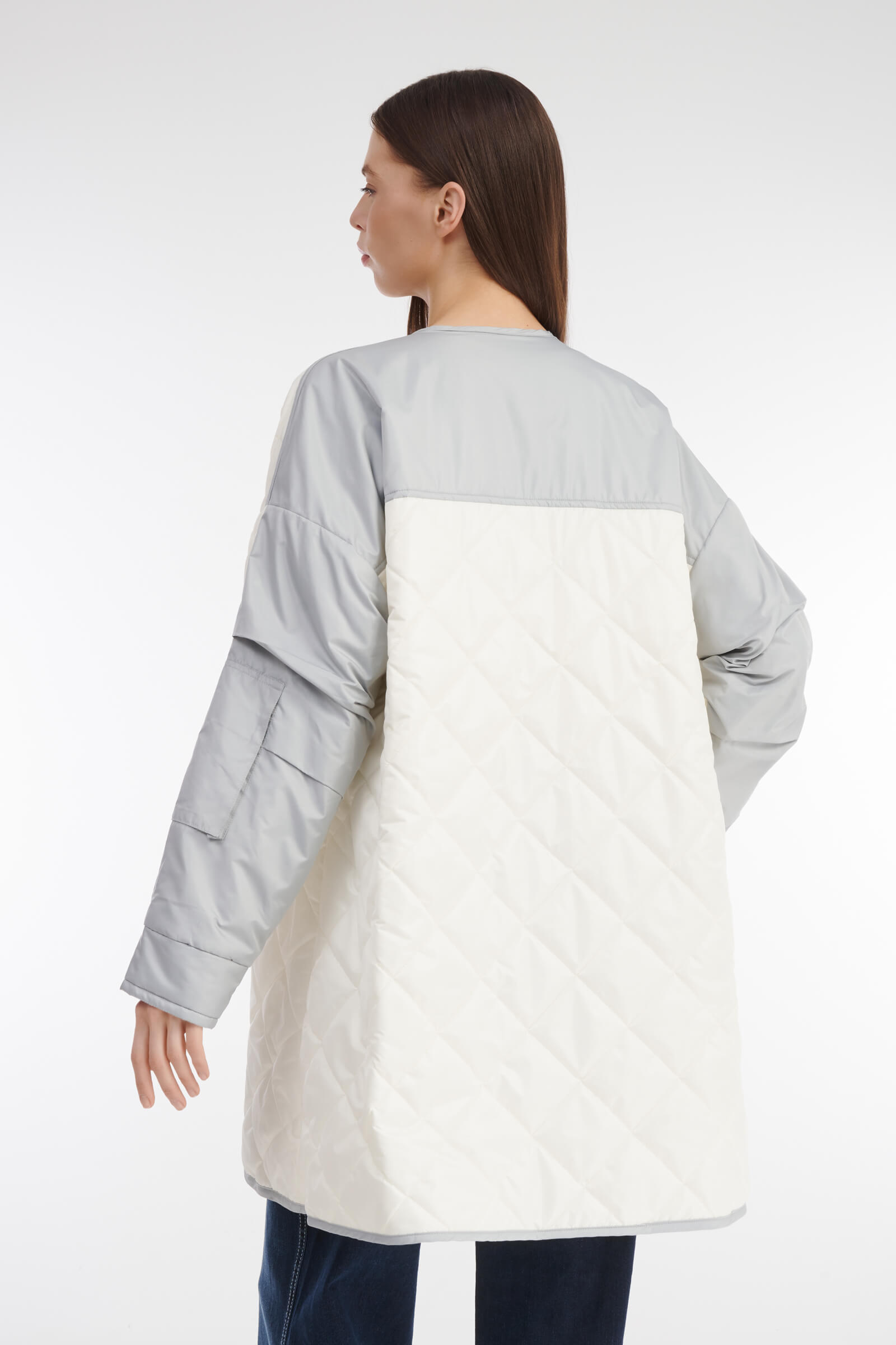 Стеганое пальто на заклепках Бренд Caterina Leman