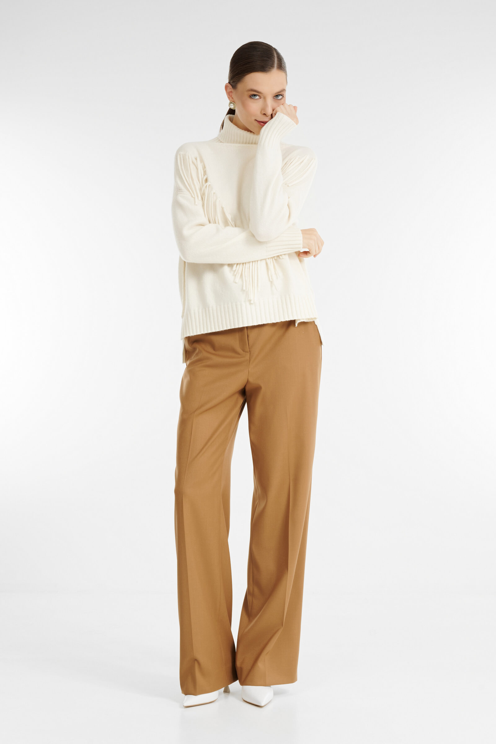 Широкие брюки со стрелками Бренд Rocco Ragni