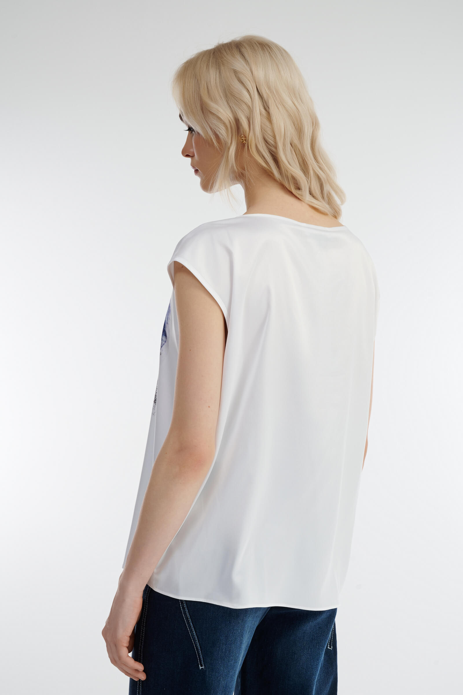 Топ с абстрактным принтом Бренд Caterina Leman