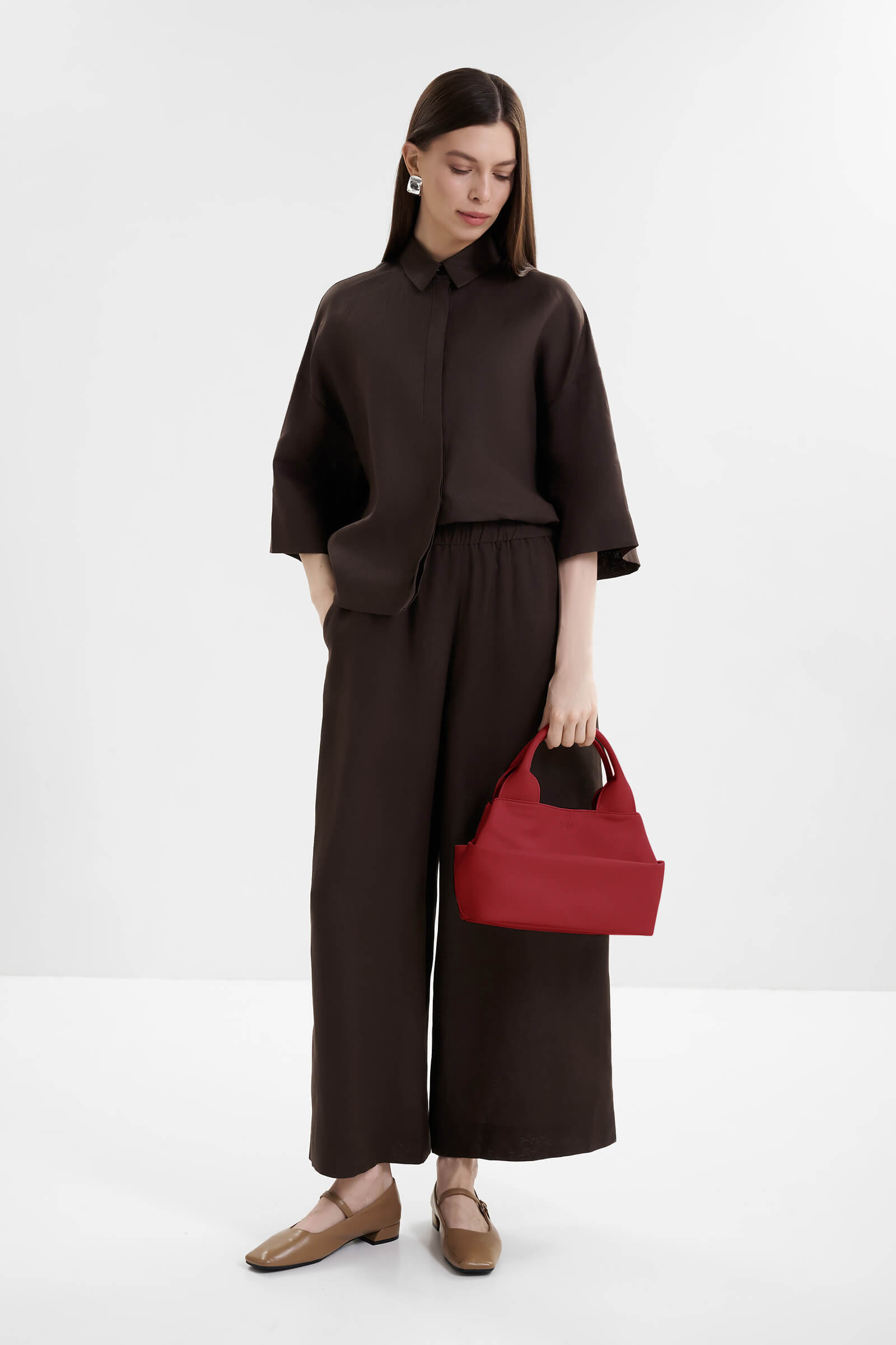 Сумка из экокожи со съемным плечевым ремнем Бренд MM