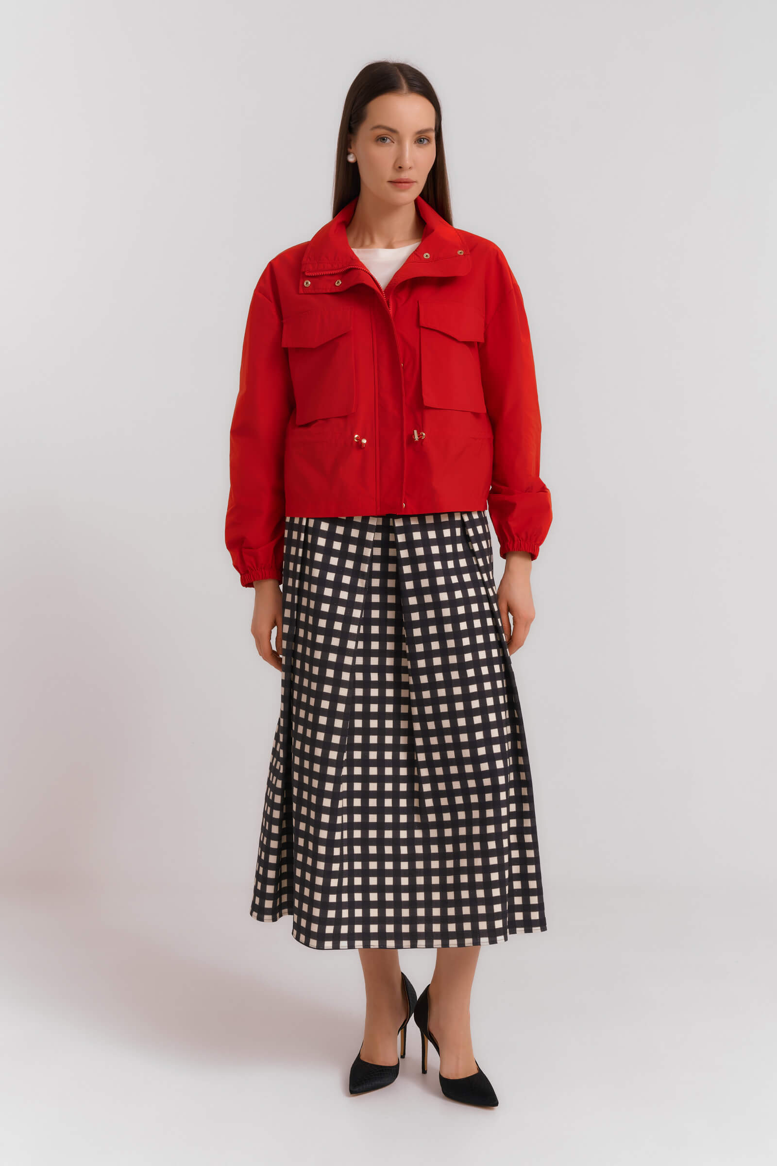 Куртка на кулиске с карманами Бренд Diana Gallesi