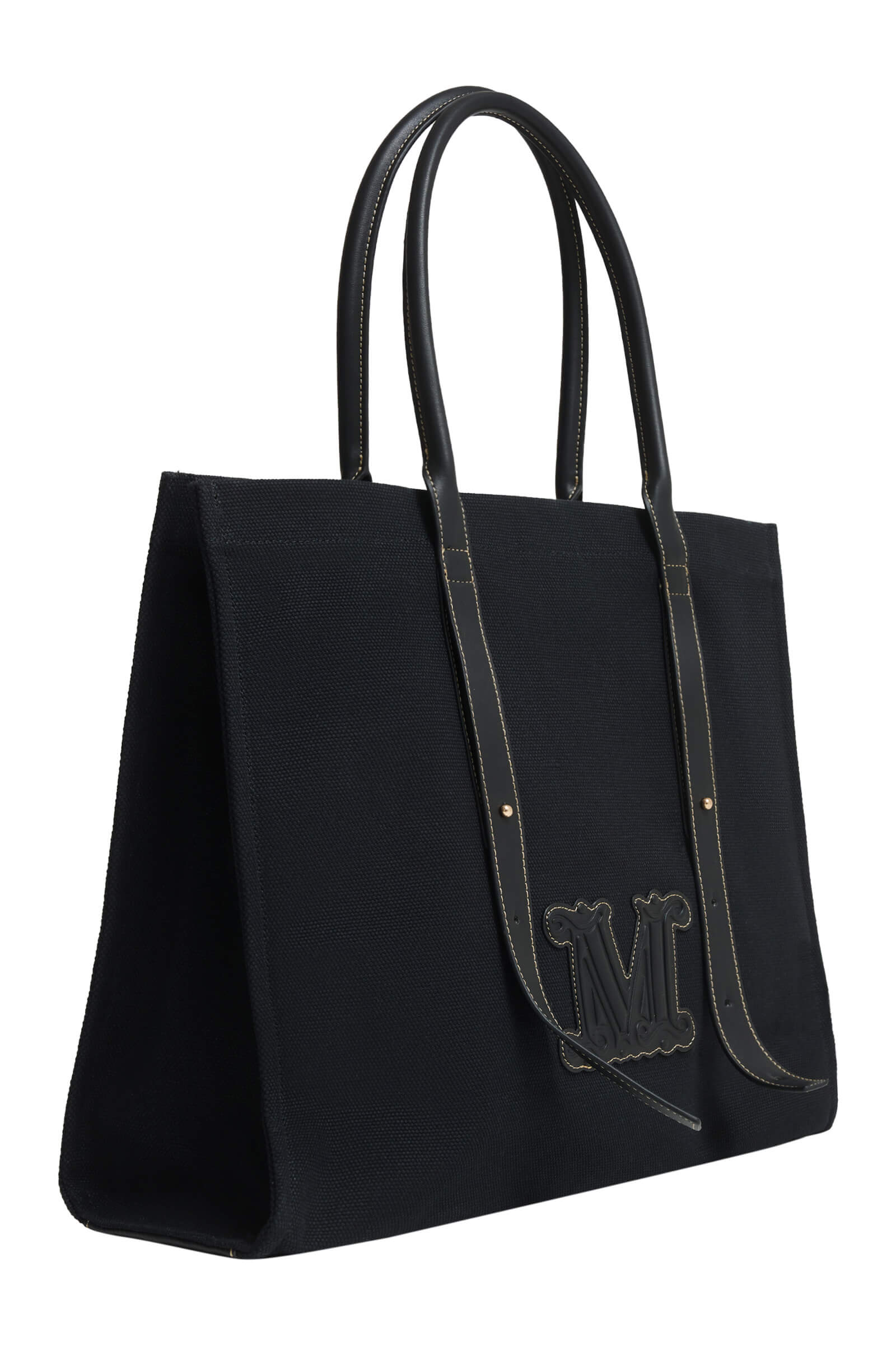 Пляжная сумка из плотного хлопка Бренд Max Mara