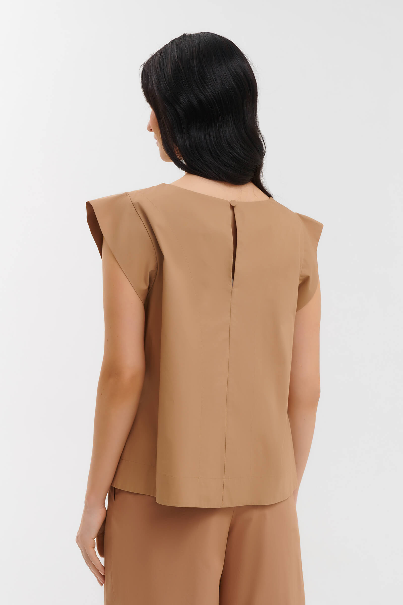 Блузка из хлопка с абстрактным узором Бренд Milva Mi