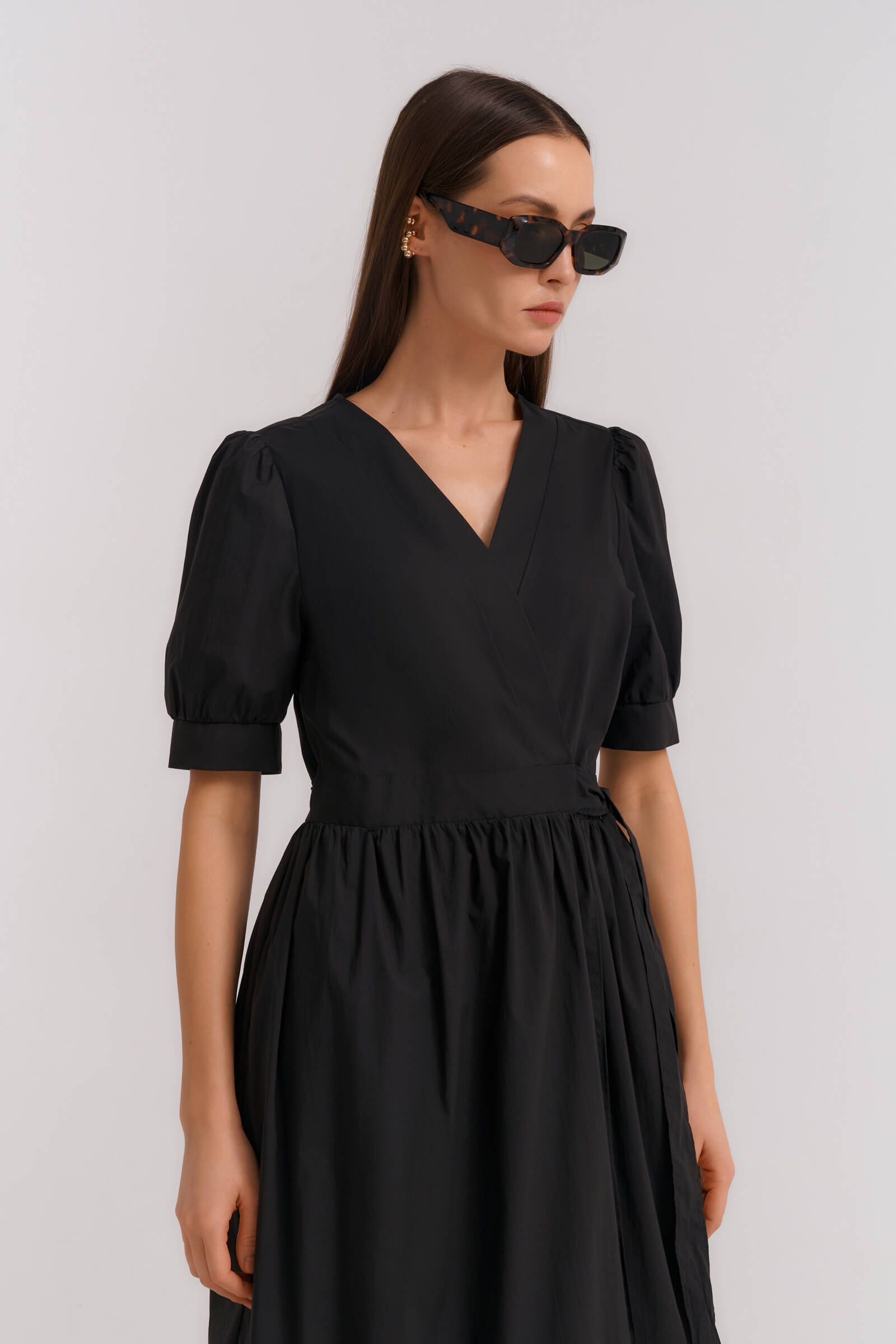 Платье макси с запахом Бренд Diana Gallesi