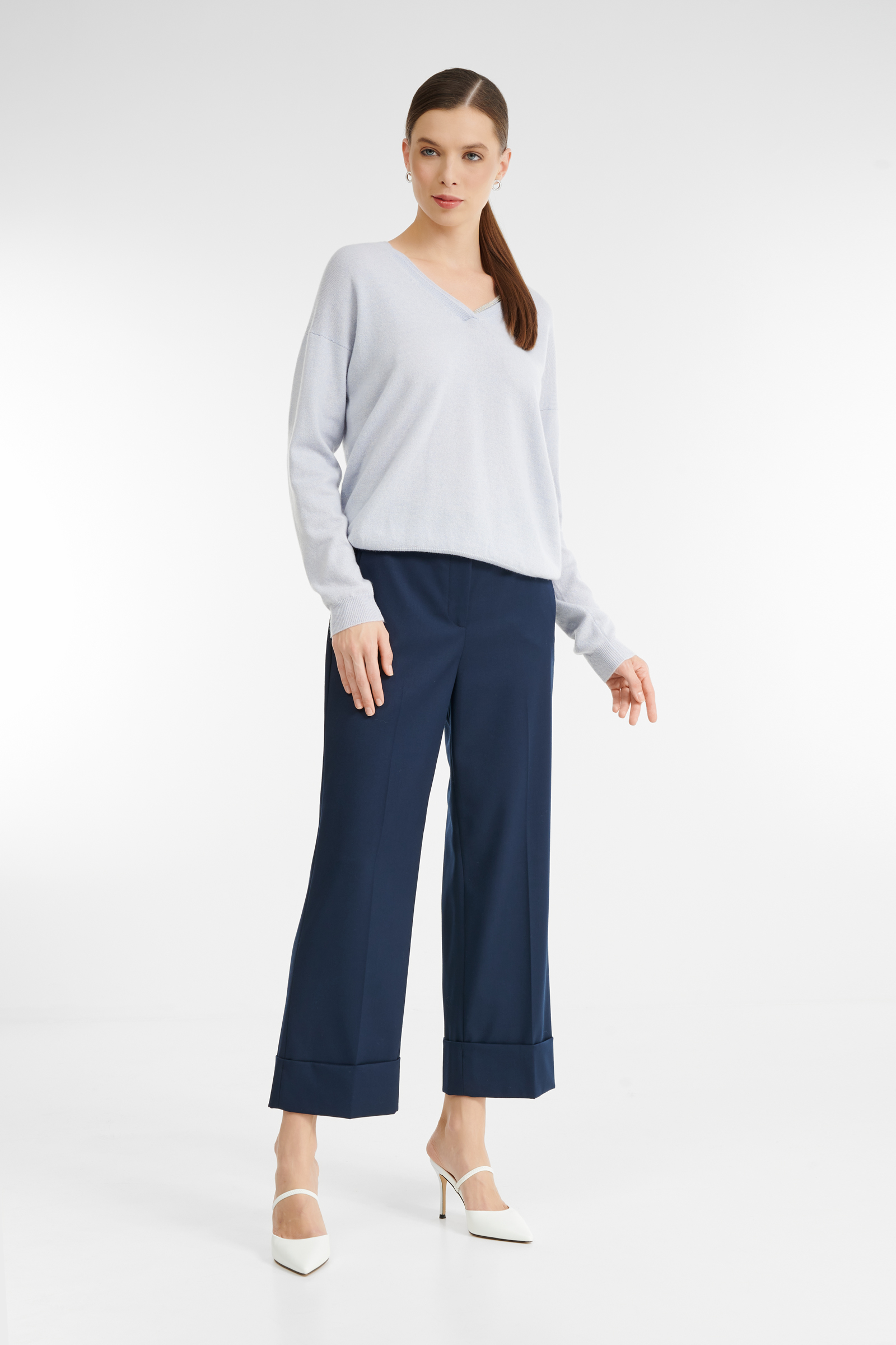 Прямые брюки со стрелками Бренд Rocco Ragni