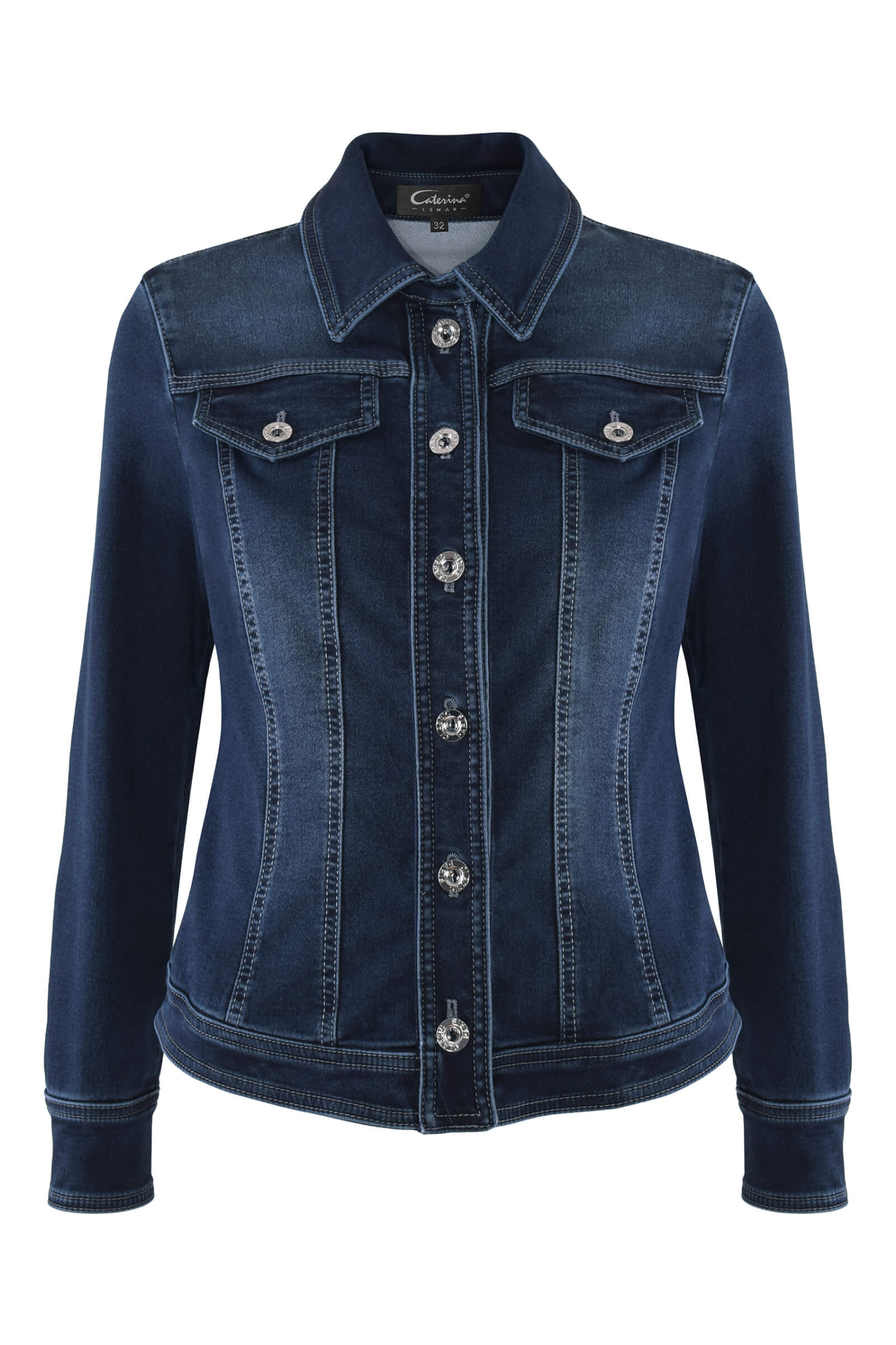 Куртка из денима с потертостями Бренд Caterina Leman