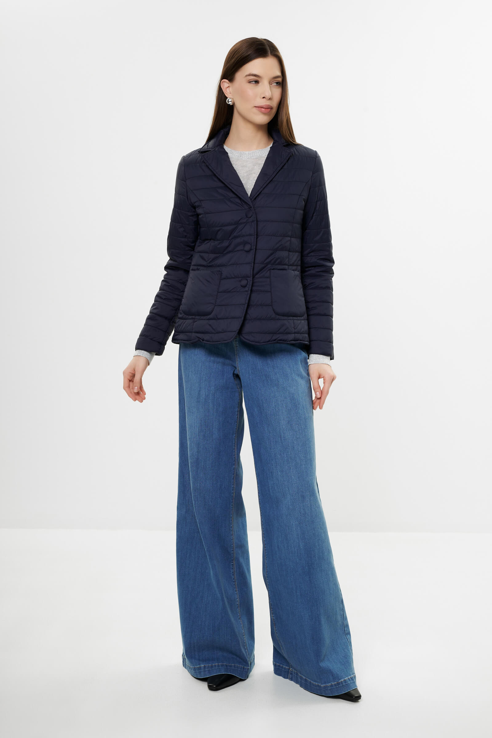 Стеганая куртка с боковыми карманами Бренд Diana Gallesi