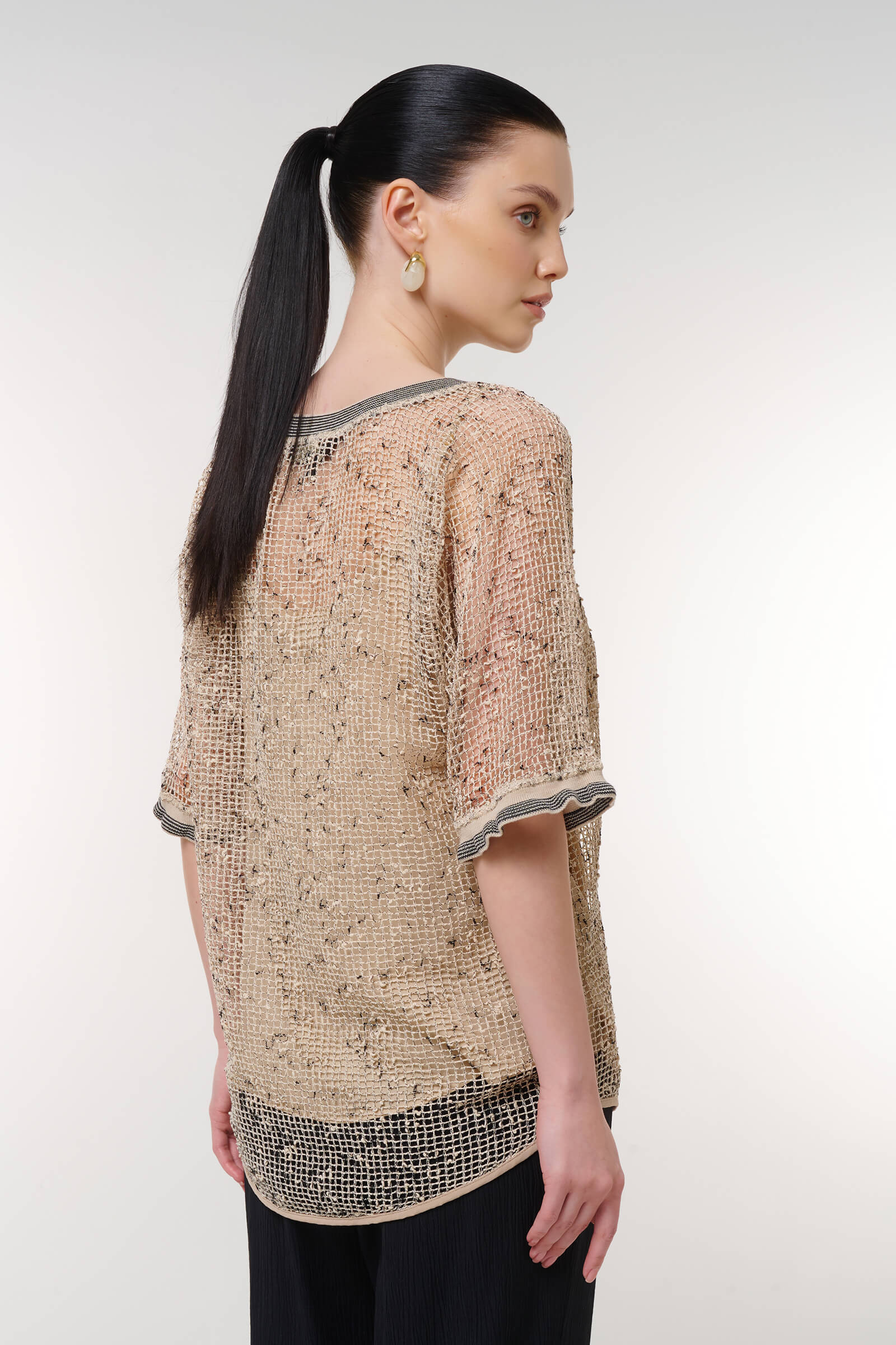 Блузка с перфорацией Бренд Caterina Leman